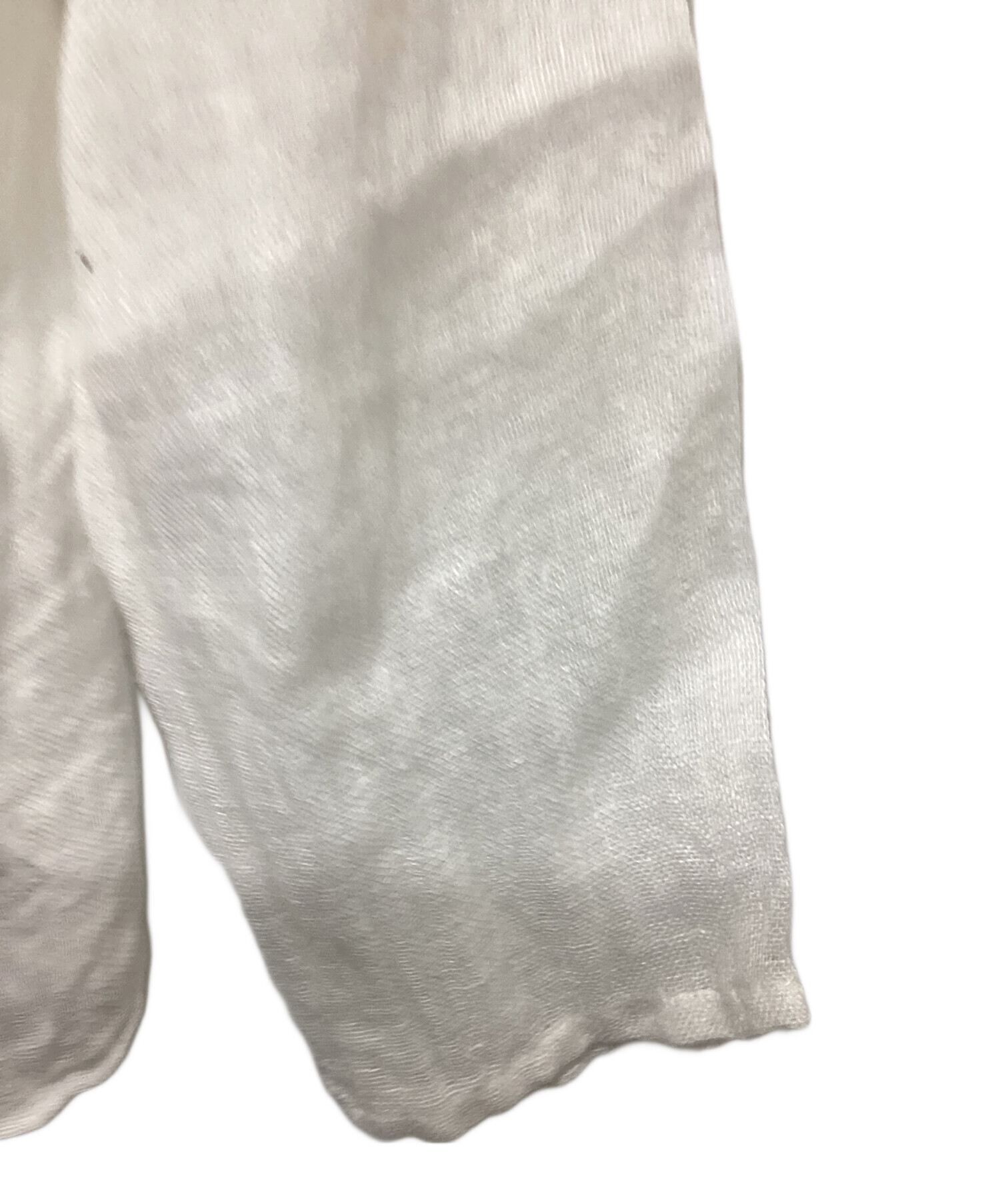 中古・古着通販】FRAMeWORK (フレームワーク) LINENクレープヘンリー