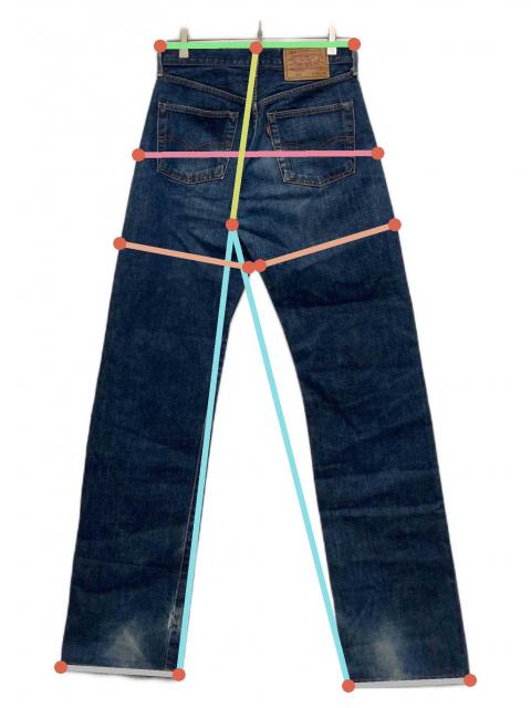 中古・古着通販】LEVI'S (リーバイス) 復刻502デニムパンツ インディゴ
