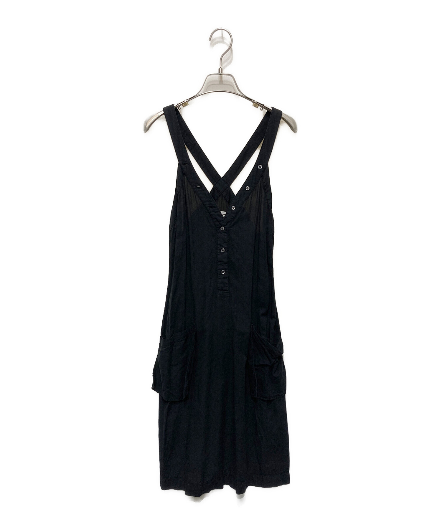 MM6 マルジェラ　ノースリーブ　ワンピース　リネン　トップス　シースルー 中古・古着通販】MM6 Maison Margiela (エムエムシックスメゾン