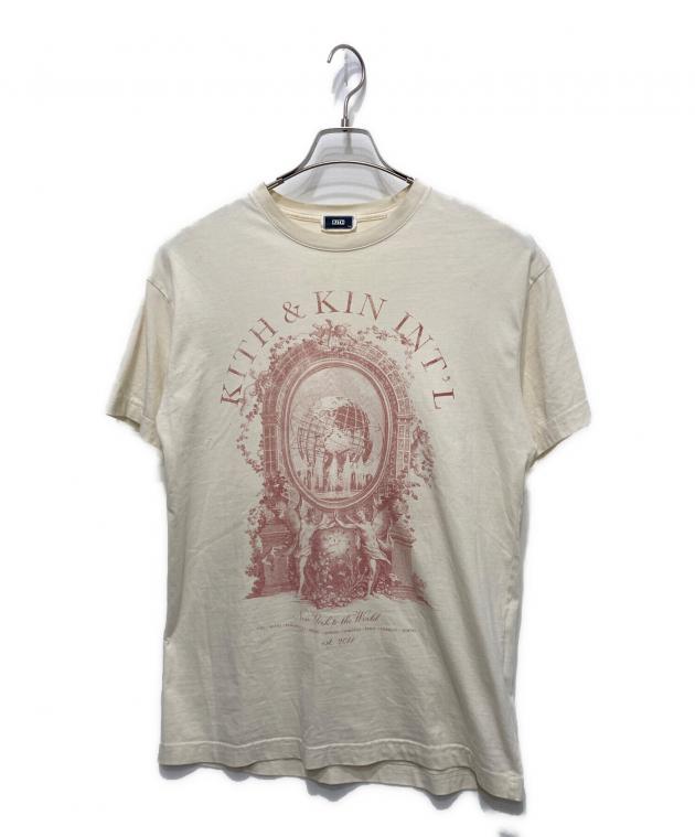 中古・古着通販】KITH (キス) プリントTシャツ アイボリー サイズ:XS