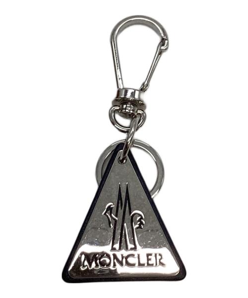 未使用品 MONCLER トライアングル ロゴ キーホルダー チャーム 中古・古着通販】MONCLER (モンクレール) トライアングルキーリング