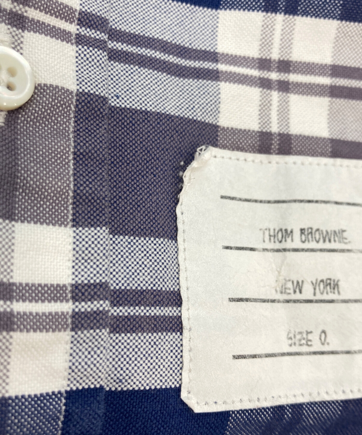 中古・古着通販】Thom Browne (トムブラウン) ボタンダウンチェック