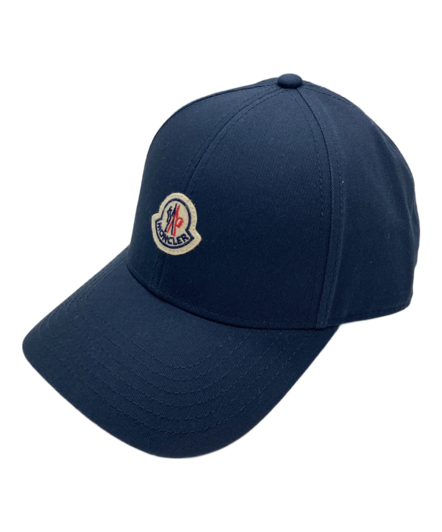 Moncler ネイビーキャップ リボン付き 中古・古着通販】MONCLER (モンクレール) ベースボールキャップ
