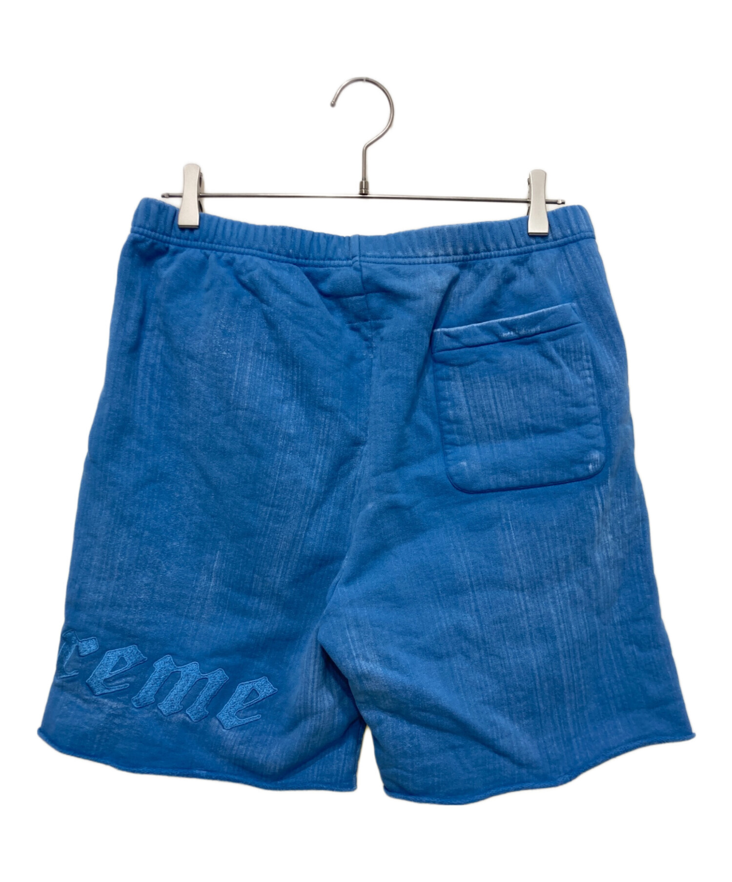 Supreme ショートパンツ ブルー 中古・古着通販】Supreme (シュプリーム) Brush Stroke Sweatshort