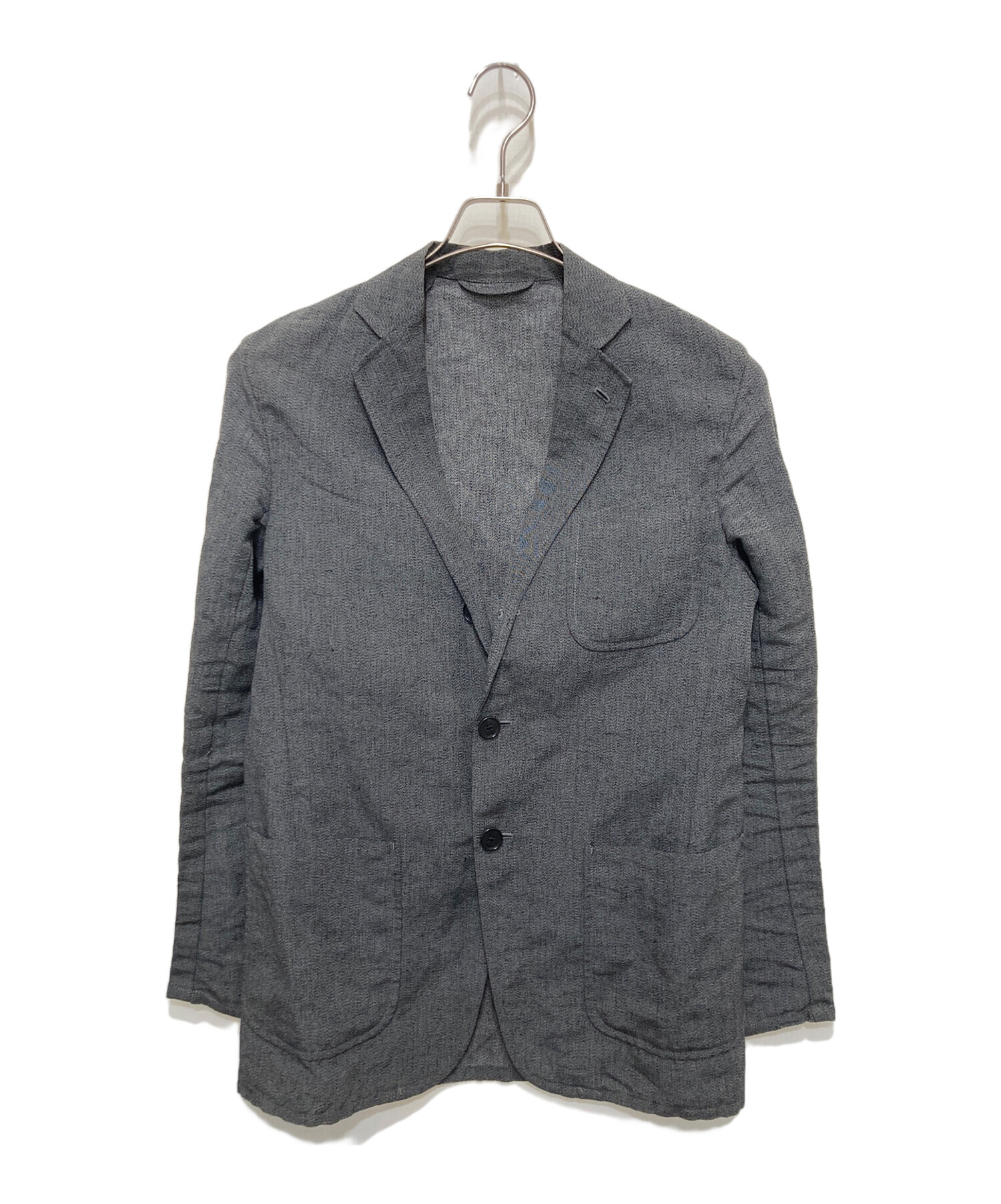 中古・古着通販】COMOLI (コモリ) リネンシルクテーラードジャケット 中古・古着通販】COMOLI (コモリ) リネンシルクテーラードジャケット