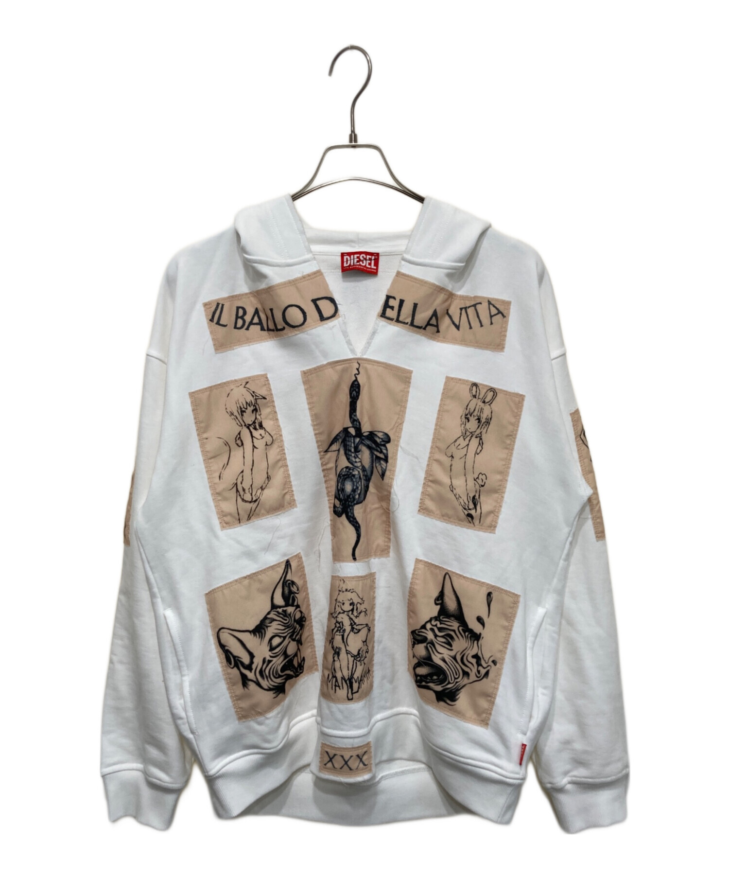 中古・古着通販】DIESEL (ディーゼル) Damiano David S-BOXT-HOOD-DD