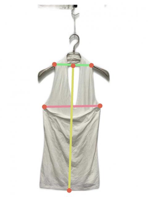 中古・古着通販】yo BIOTO (ビオトープ) rayon bare halter neck