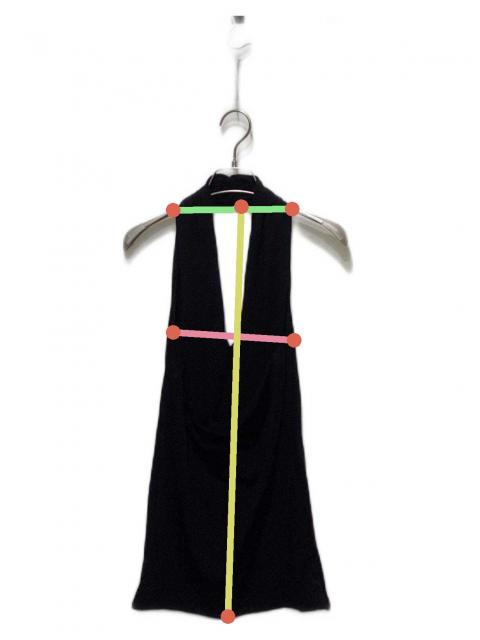 中古・古着通販】yo BIOTOP (ヨー ビオトープ) rayon bare halter neck