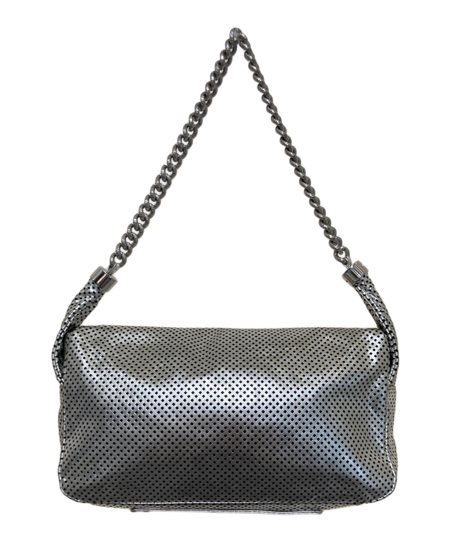 中古・古着通販】CHANEL (シャネル) パンチングチェーンショルダー