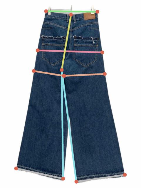 中古・古着通販】SLY (スライ) L／W TWIST SIZING DENIM インディゴ
