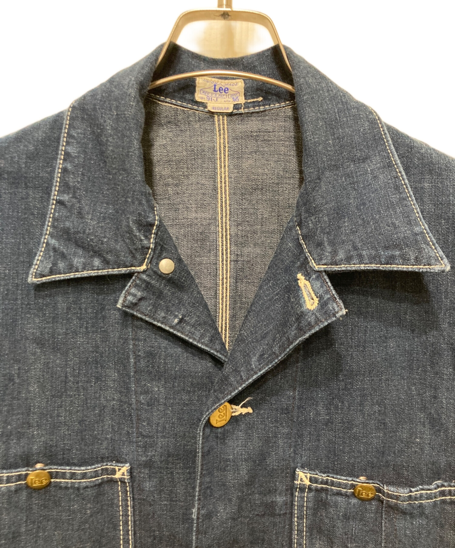 REAL McCOY'S リアルマッコイ バックプリント カバーオール 36 中古・古着通販】REAL McCOY'S (リアルマッコイズ) REAL McCOY'S