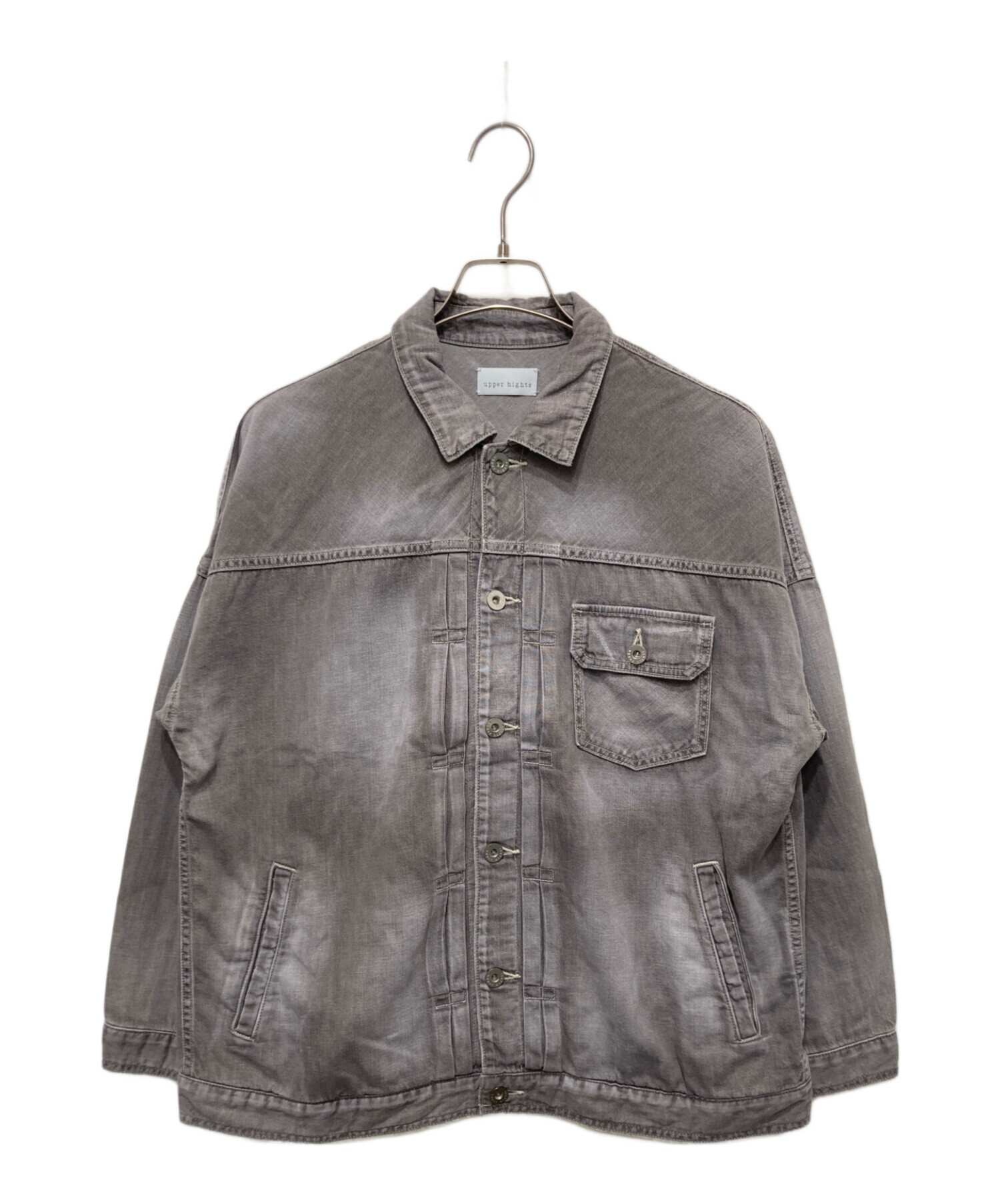 upper hights/アッパーハイツ　デニムジャケット　グレー 中古・古着通販】upper hights (アッパーハイツ) THE LOOSE JEAN