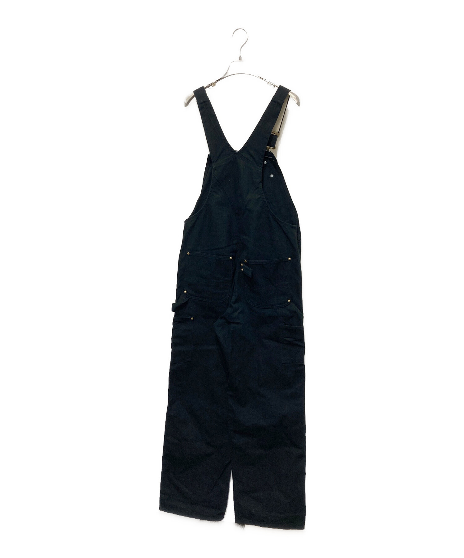 Carhartt ブラックオーバーオール　W32 L30 中古・古着通販】CarHartt (カーハート) DUCK BIB OVERALLS ブラック
