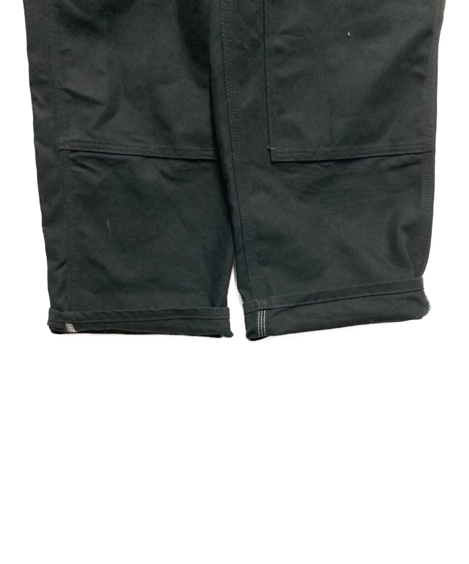 中古・古着通販】CarHartt (カーハート) DUCK BIB OVERALLS ブラック