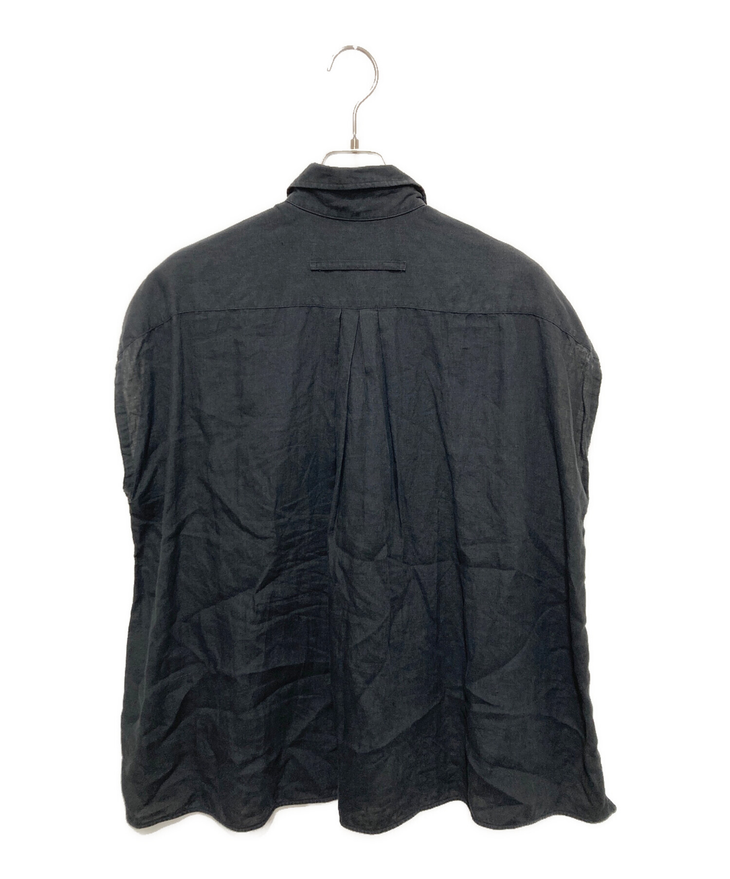 【新品❤️タグ付き】TICCA ティッカ　フレンチスリーブ　ブラウス 中古・古着通販】TICCA (ティッカ) フレンチスリーブシャツ ブラック