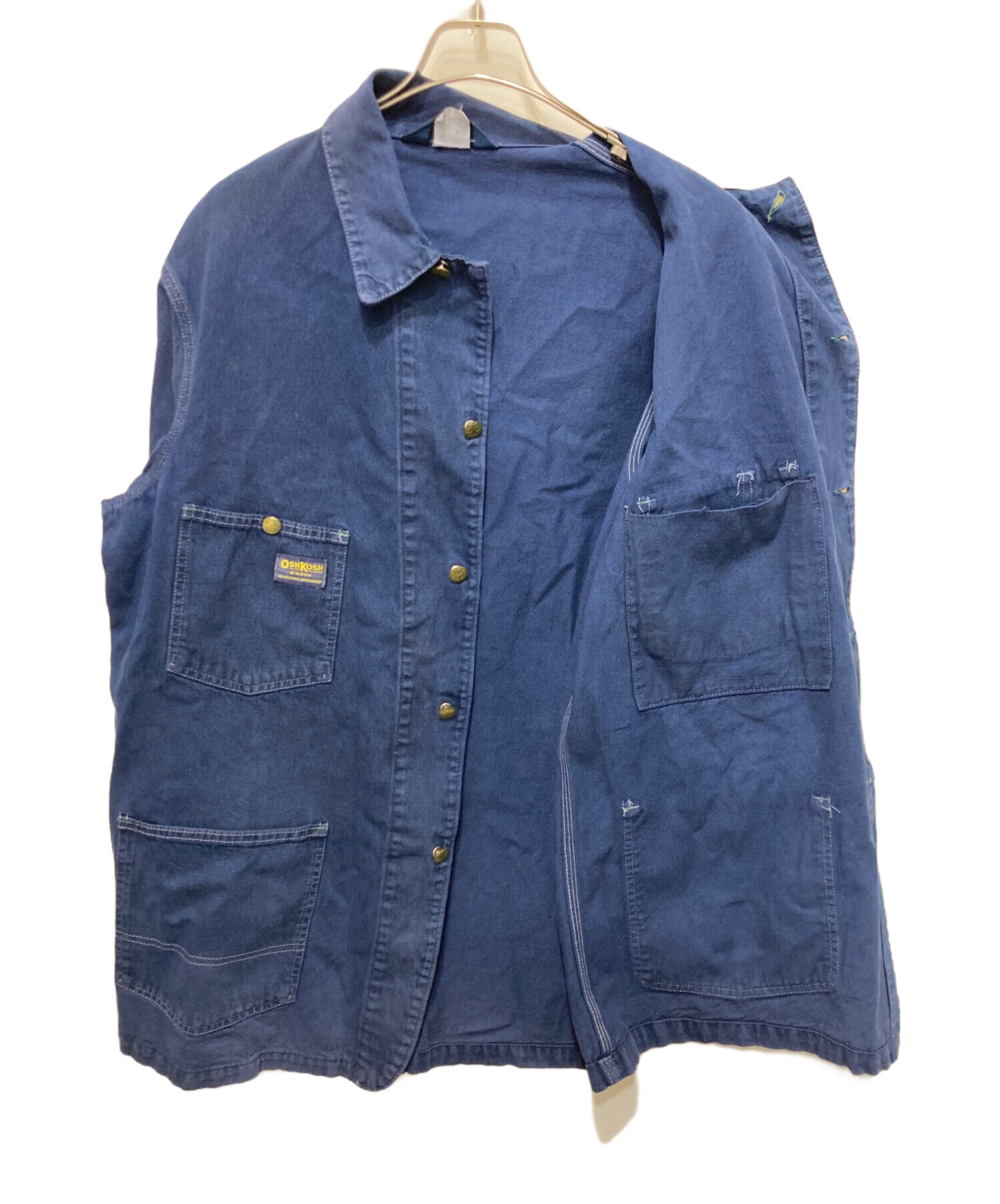 80S USA製 OSH KOSH デニム カバーオール オシュコシュ 40 中古・古着通販】OSH KOSH (オシュコシュ) 80's カバーオール ネイビー