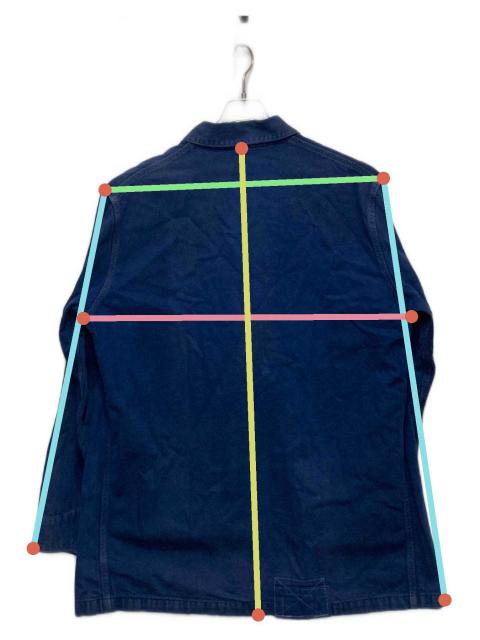 中古・古着通販】OSH KOSH (オシュコシュ) 80's カバーオール ネイビー