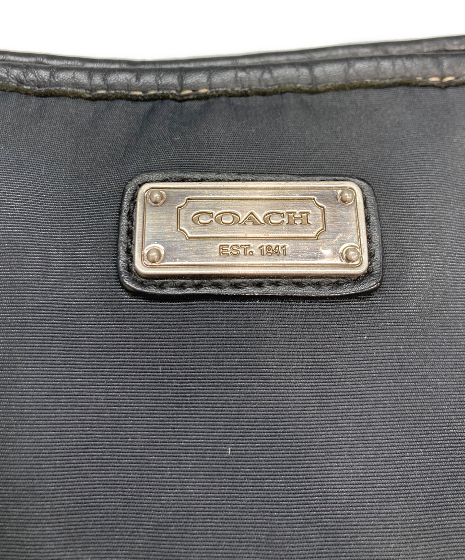 COACH★19333★2WAYバック 中古・古着通販】COACH (コーチ) 2WAYトートバッグ ブラック｜ブランド