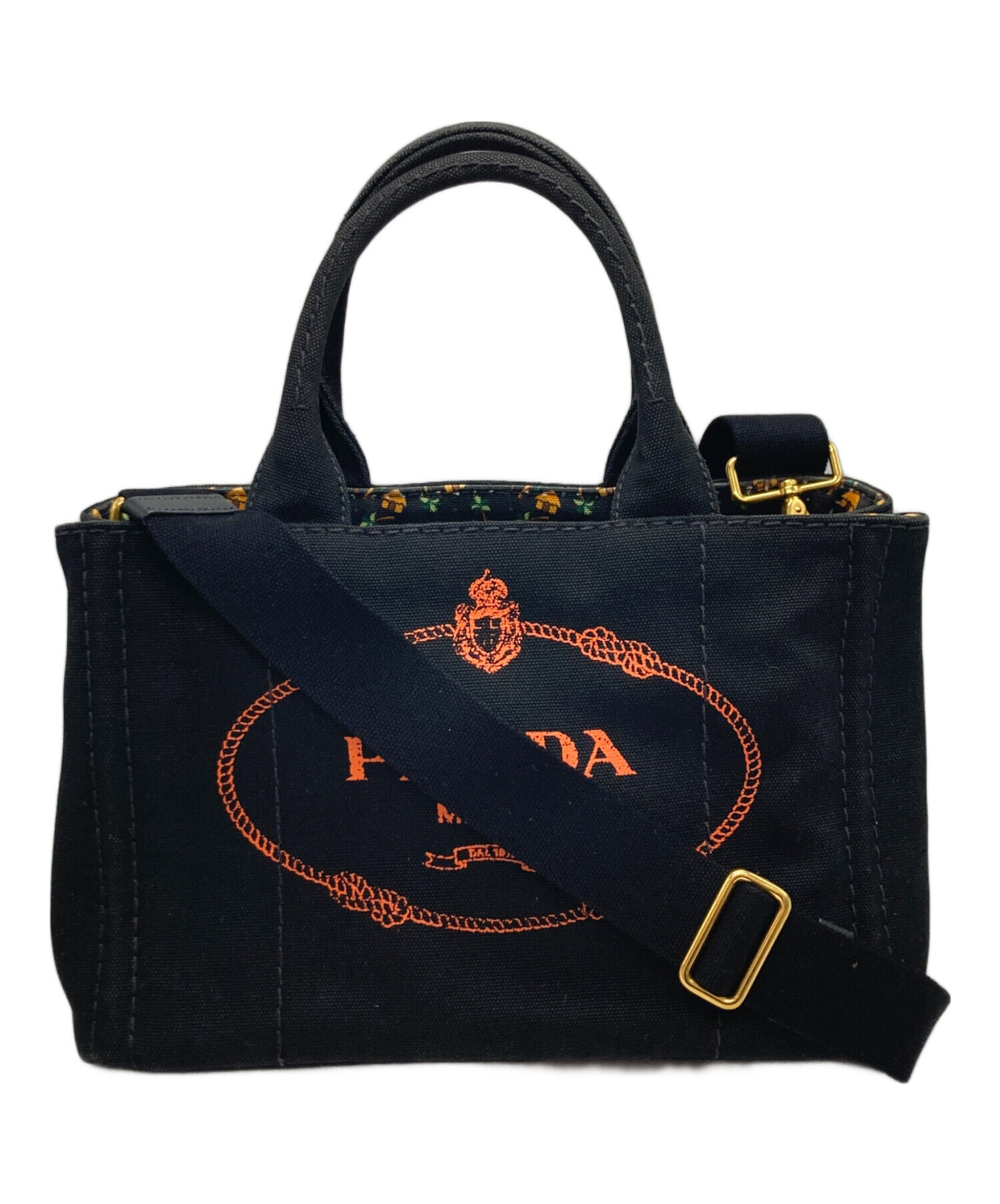 中古・古着通販】PRADA (プラダ) 2wayカナパトートバッグ ブラック