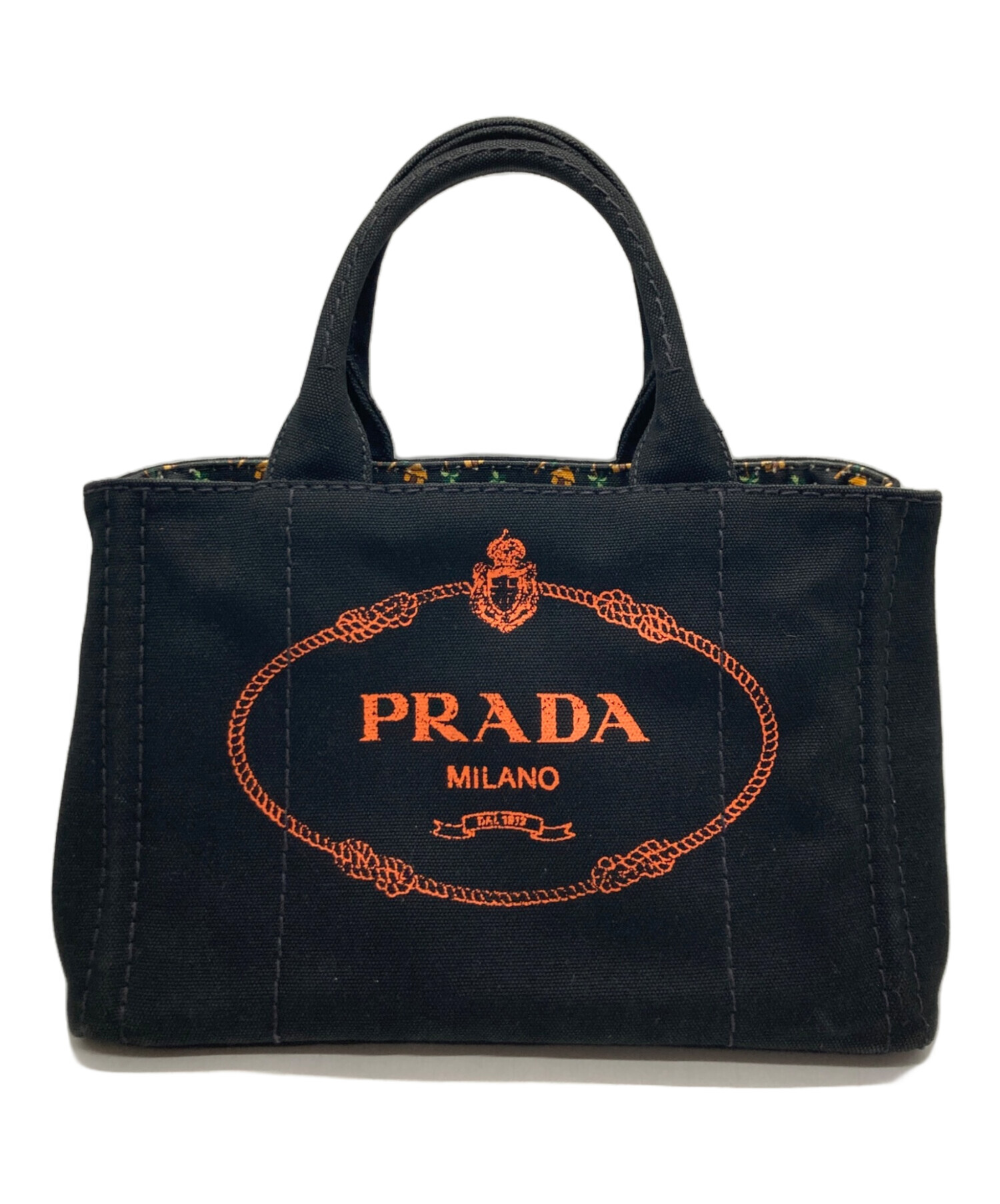 中古・古着通販】PRADA (プラダ) 2wayカナパトートバッグ ブラック