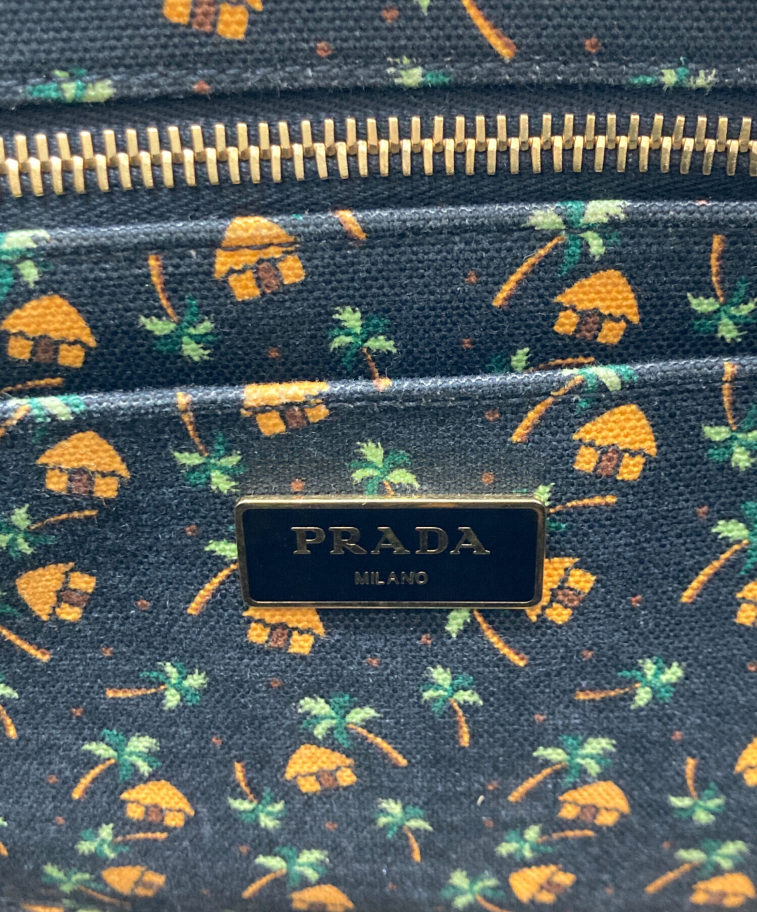 中古・古着通販】PRADA (プラダ) 2wayカナパトートバッグ ブラック