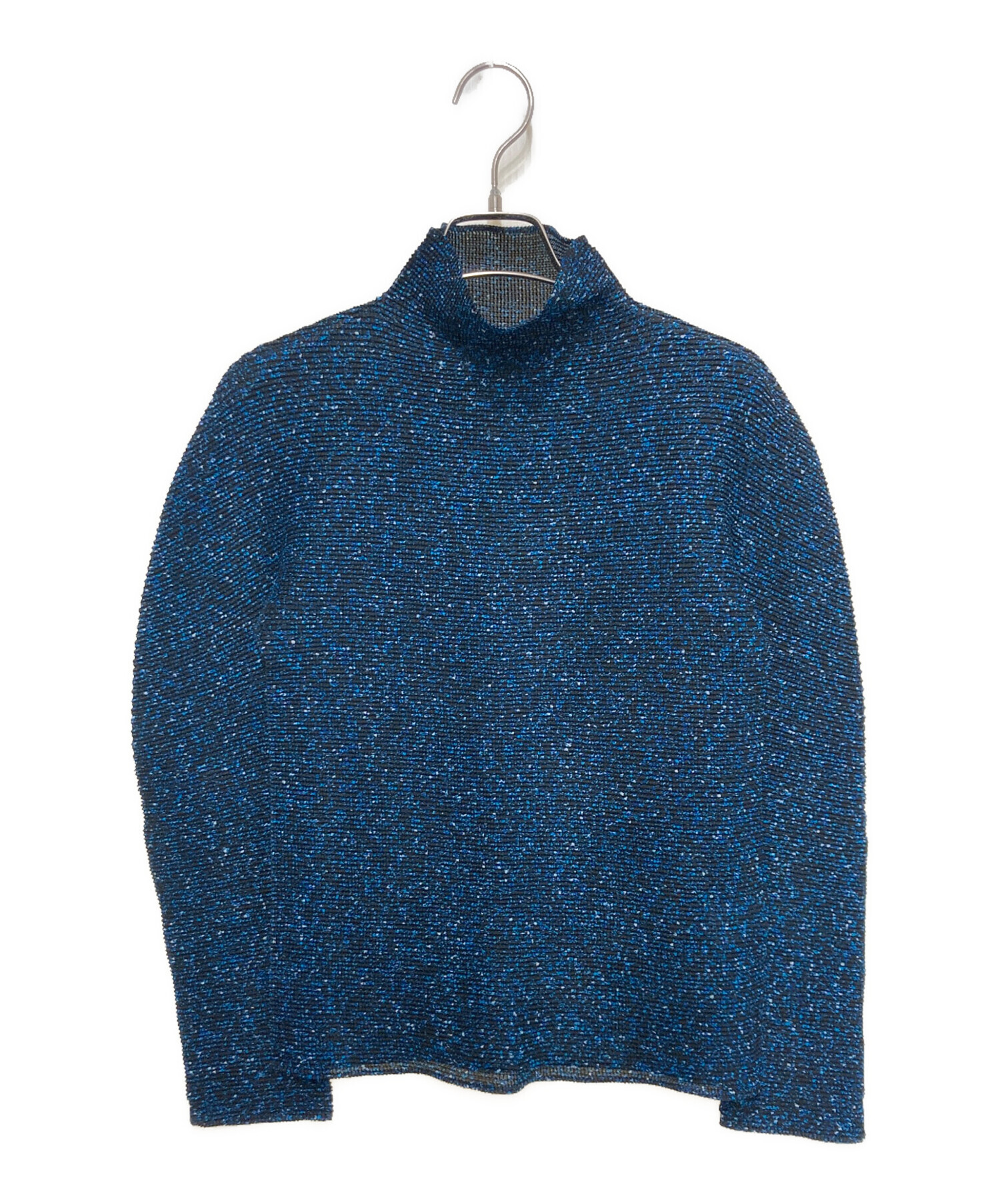 【美品】me ISSEY MIYAKE カットソー ワッフルプリーツ ハイネック 中古・古着通販】me ISSEY MIYAKE (ミーイッセイ ミヤケ) ハイネック