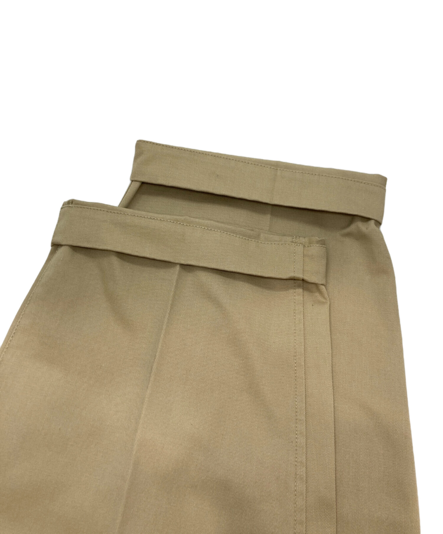 中古・古着通販】CAHLUMN (カウラム) TC Twill 1 Tuck Pants ベージュ