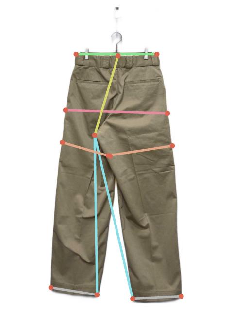 中古・古着通販】CAHLUMN (カウラム) TC Twill 1 Tuck Pants ベージュ