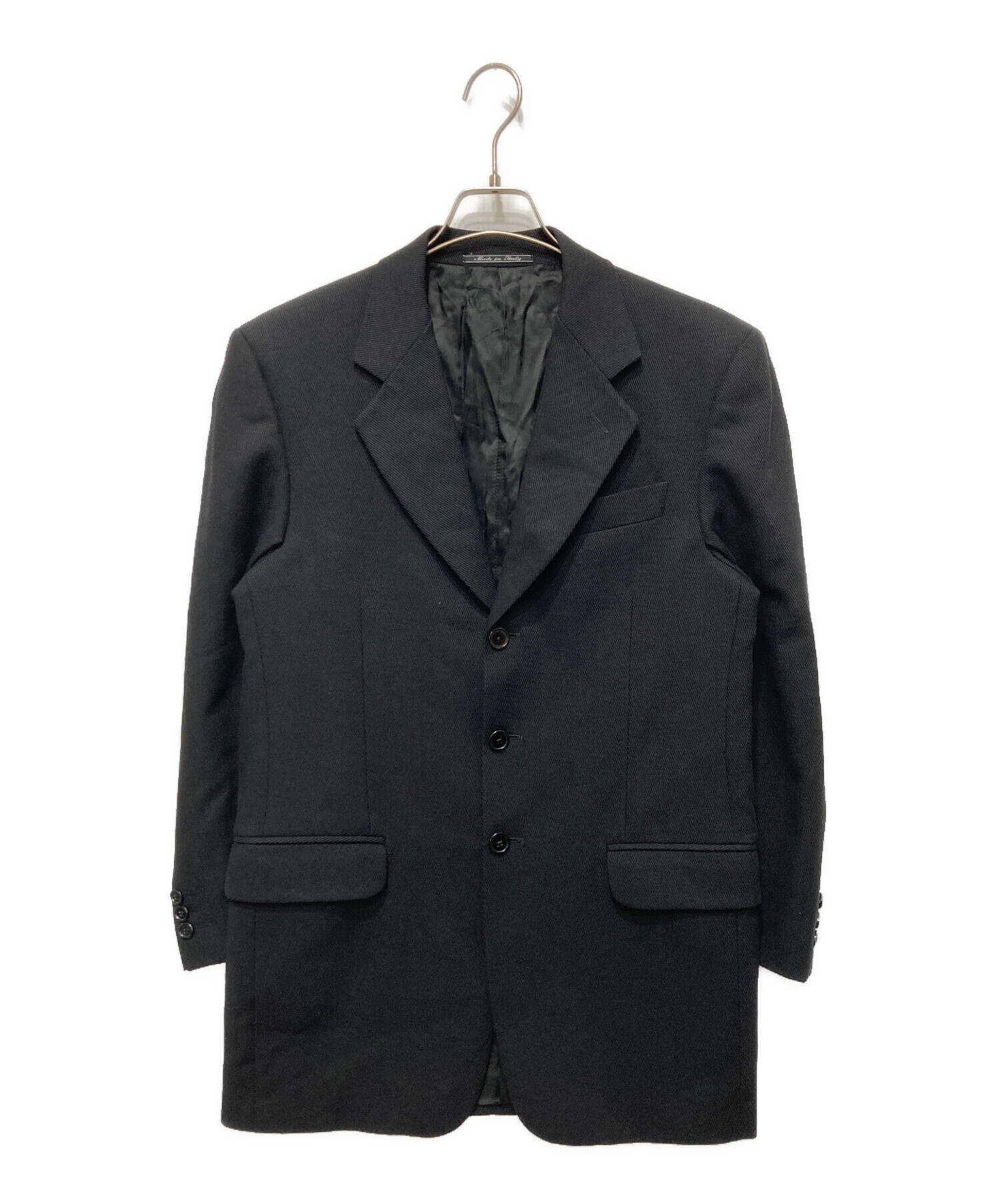 中古・古着通販】FENDI (フェンディ) 3Bジャケット ブラック サイズ:48 