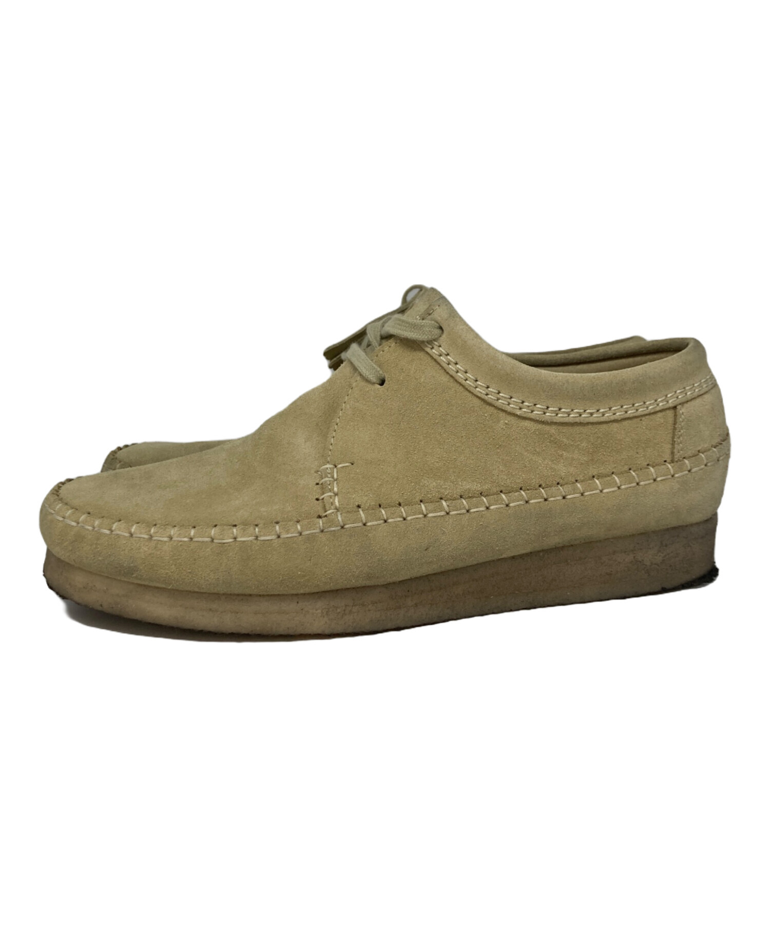 CLARKS wallabee ローファー　超備品　中古 中古・古着通販】CLARKS (クラークス) ワラビーローファー ベージュ