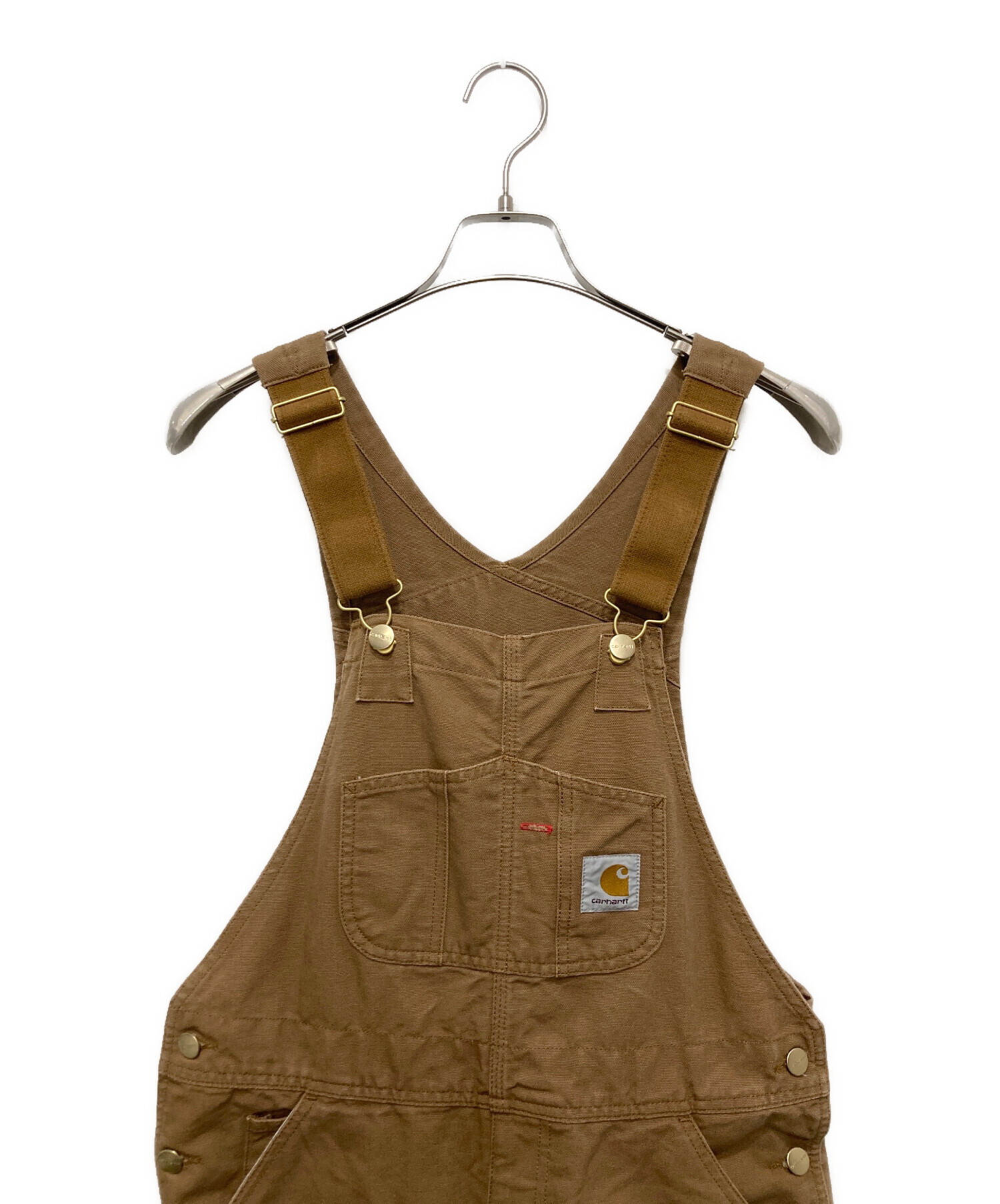 古着　カーハート　ベージュ　オーバーオール　リアルワーク　フェード 中古・古着通販】Carhartt WIP (カーハート ワーク イン プログレス