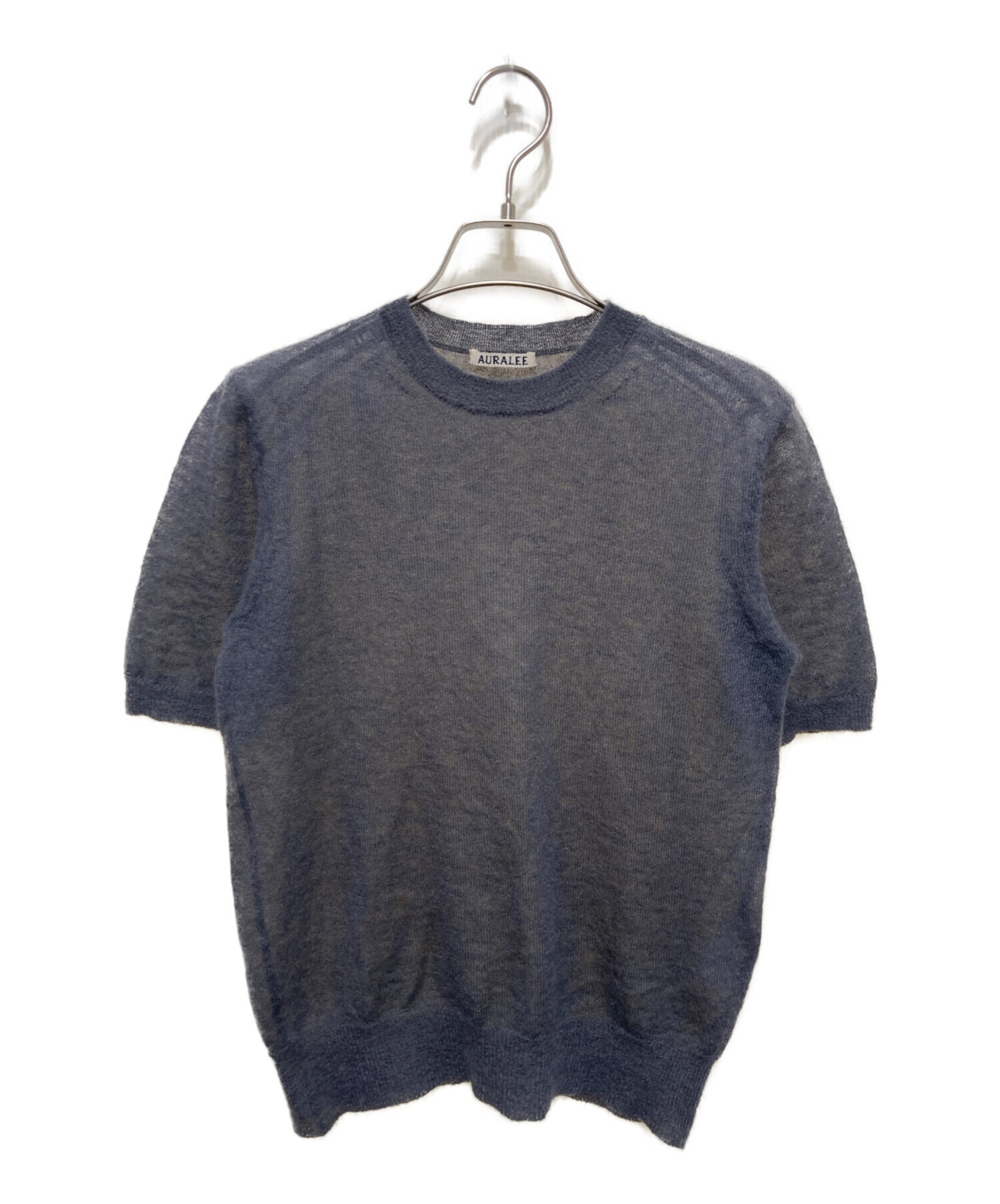 中古・古着通販】AURALEE (オーラリー) KID MOHAIR SHEER KNIT TEE