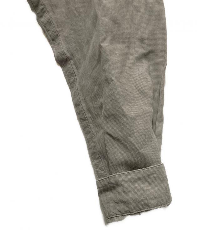 中古・古着通販】ensou. (エンソウ) ジップイットシャツ グレー サイズ
