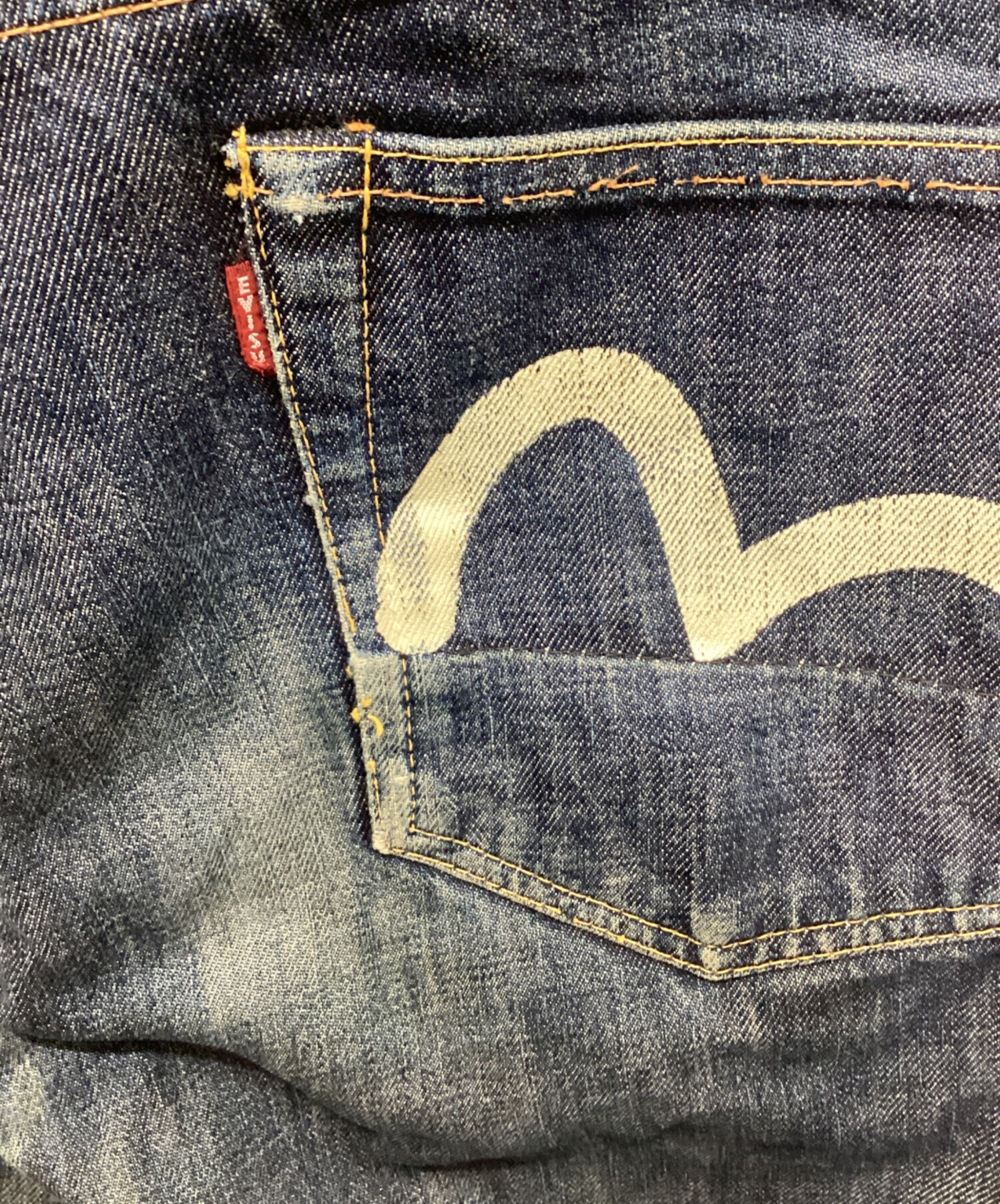 中古・古着通販】EVISU (エヴィス) NO2デニムパンツ インディゴ サイズ
