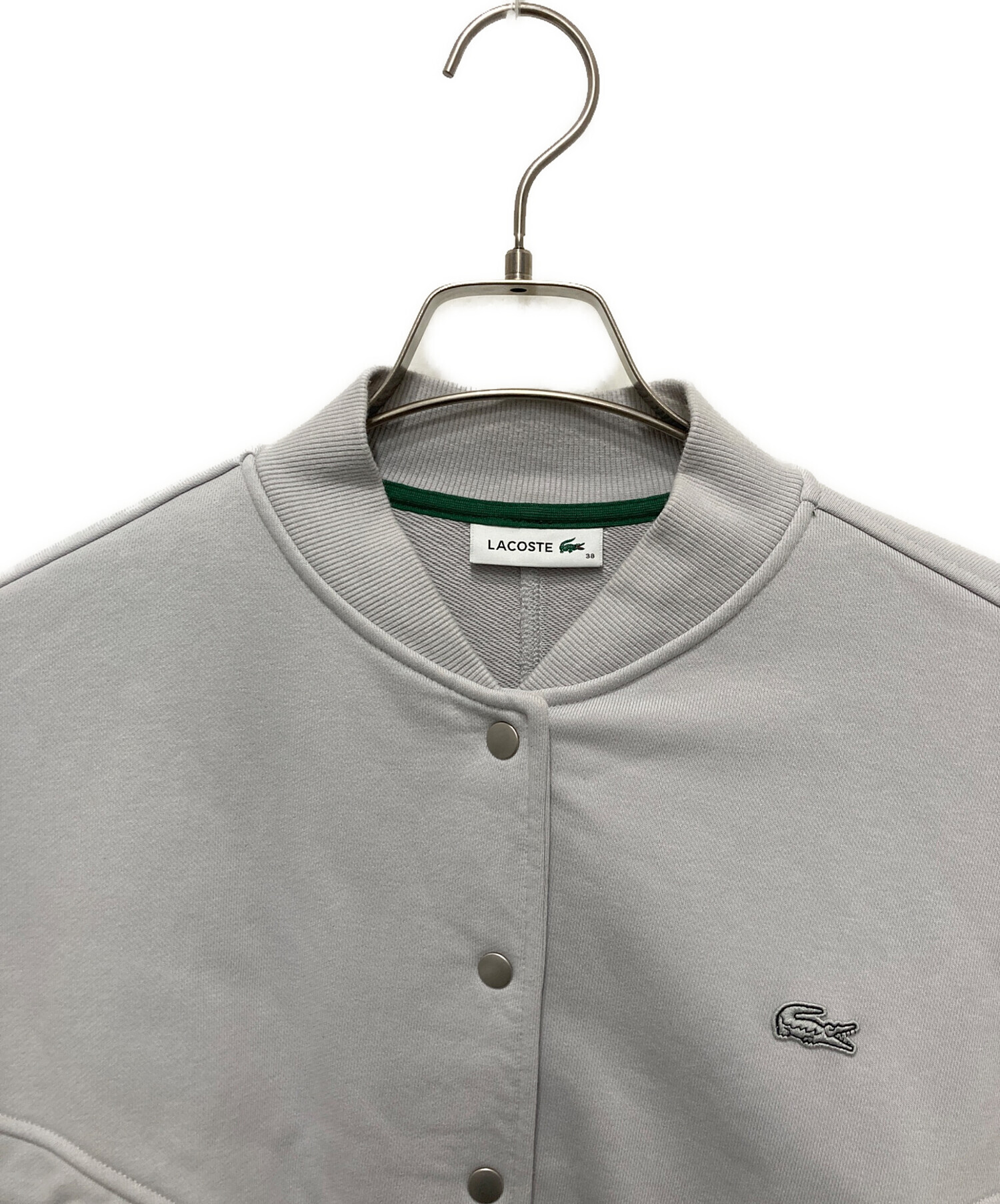 中古・古着通販】LACOSTE (ラコステ) 裏パイルスウェット MA-1ブルゾン
