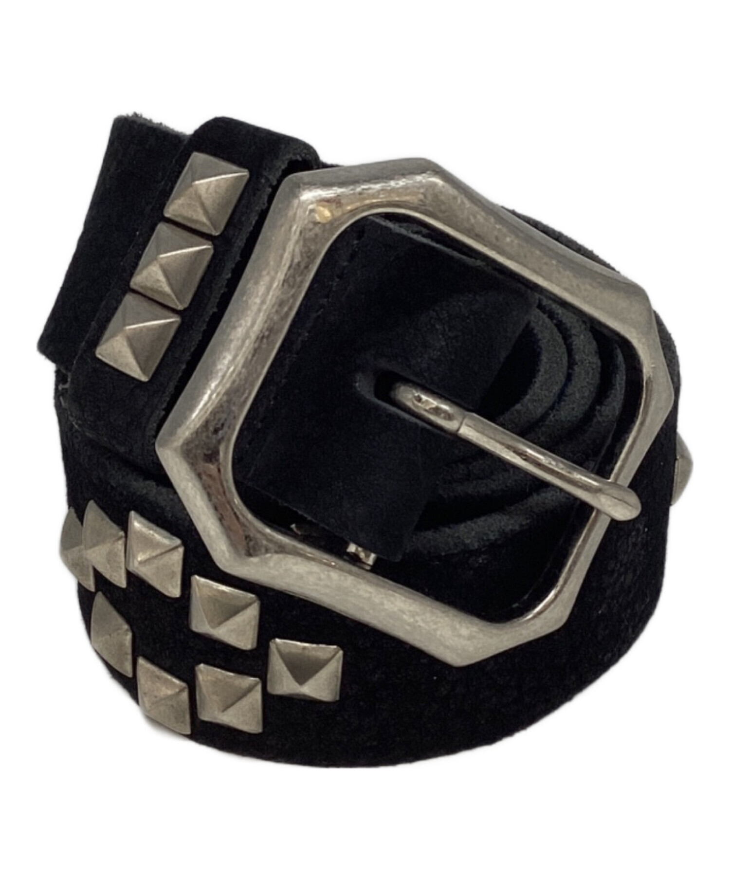 中古・古着通販】ANTIMID (アンチミッド) STUDS BELT ブラック