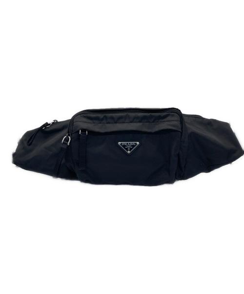 中古・古着通販】PRADA (プラダ) 三角ロゴプレート ボディバッグ