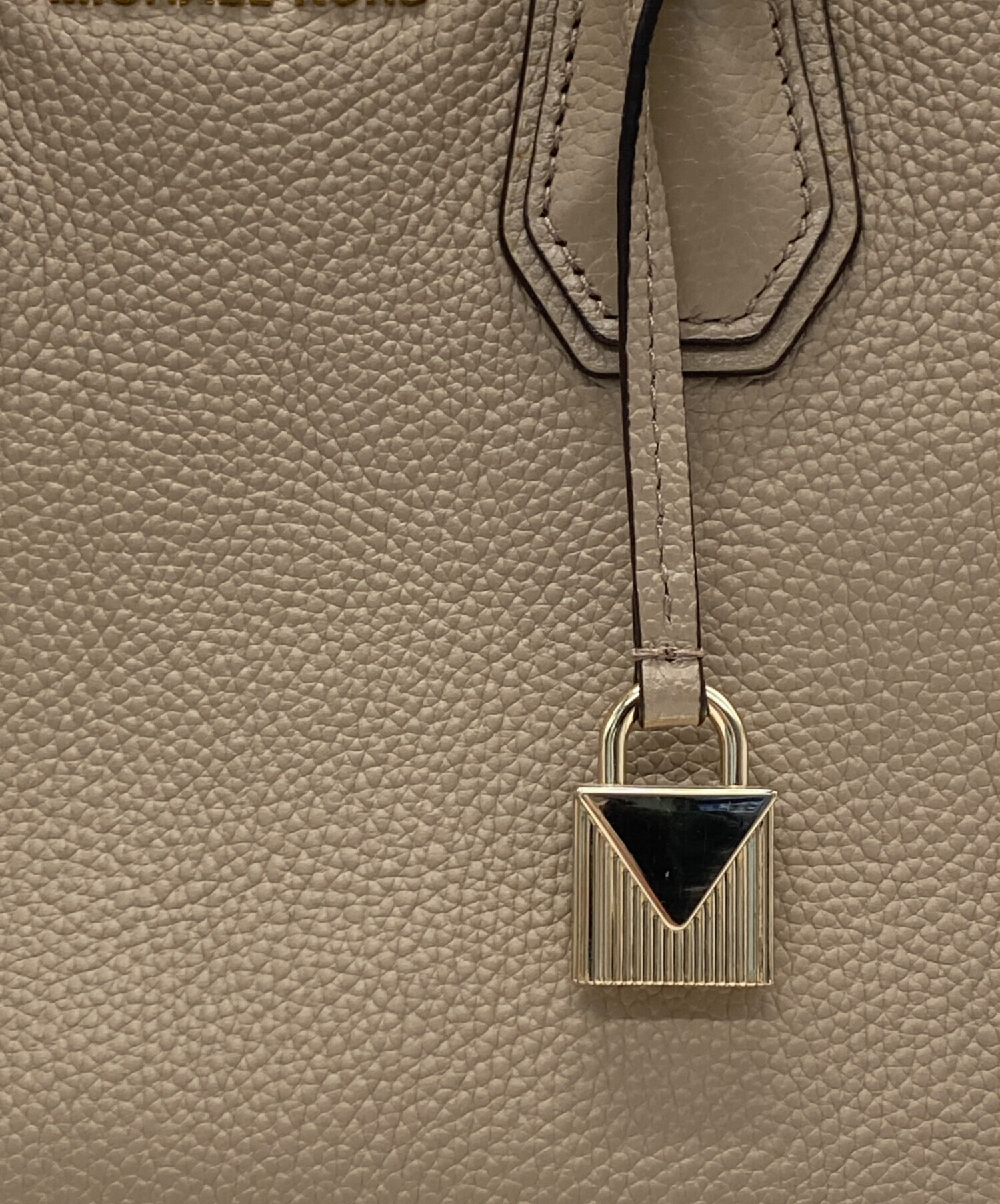 未使用に近いMichael Kors ハンドバッグ ベージュ/ホワイト2way 【公式 