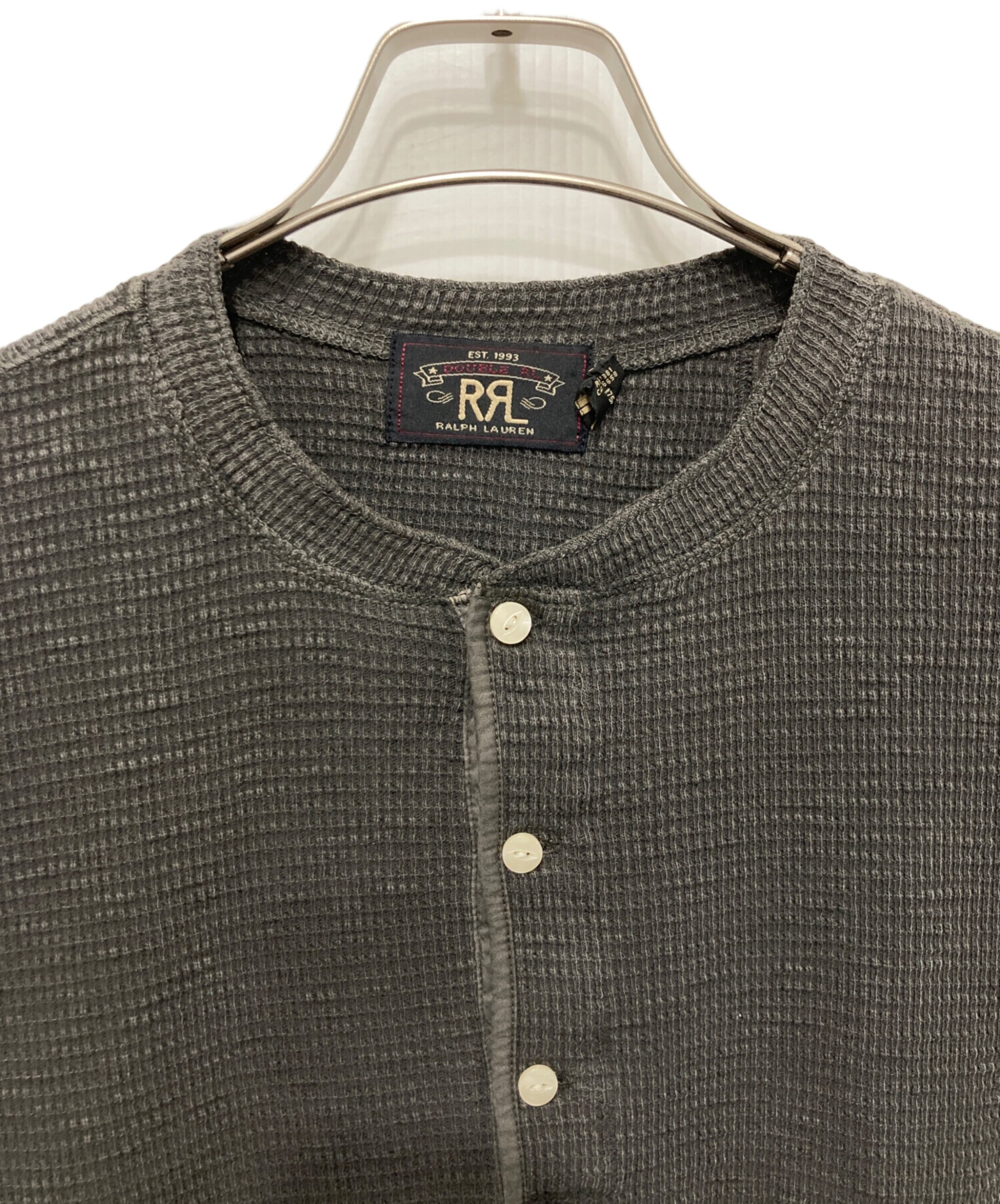 中古・古着通販】RRL (ダブルアールエル) ワッフル ヘンリーネック