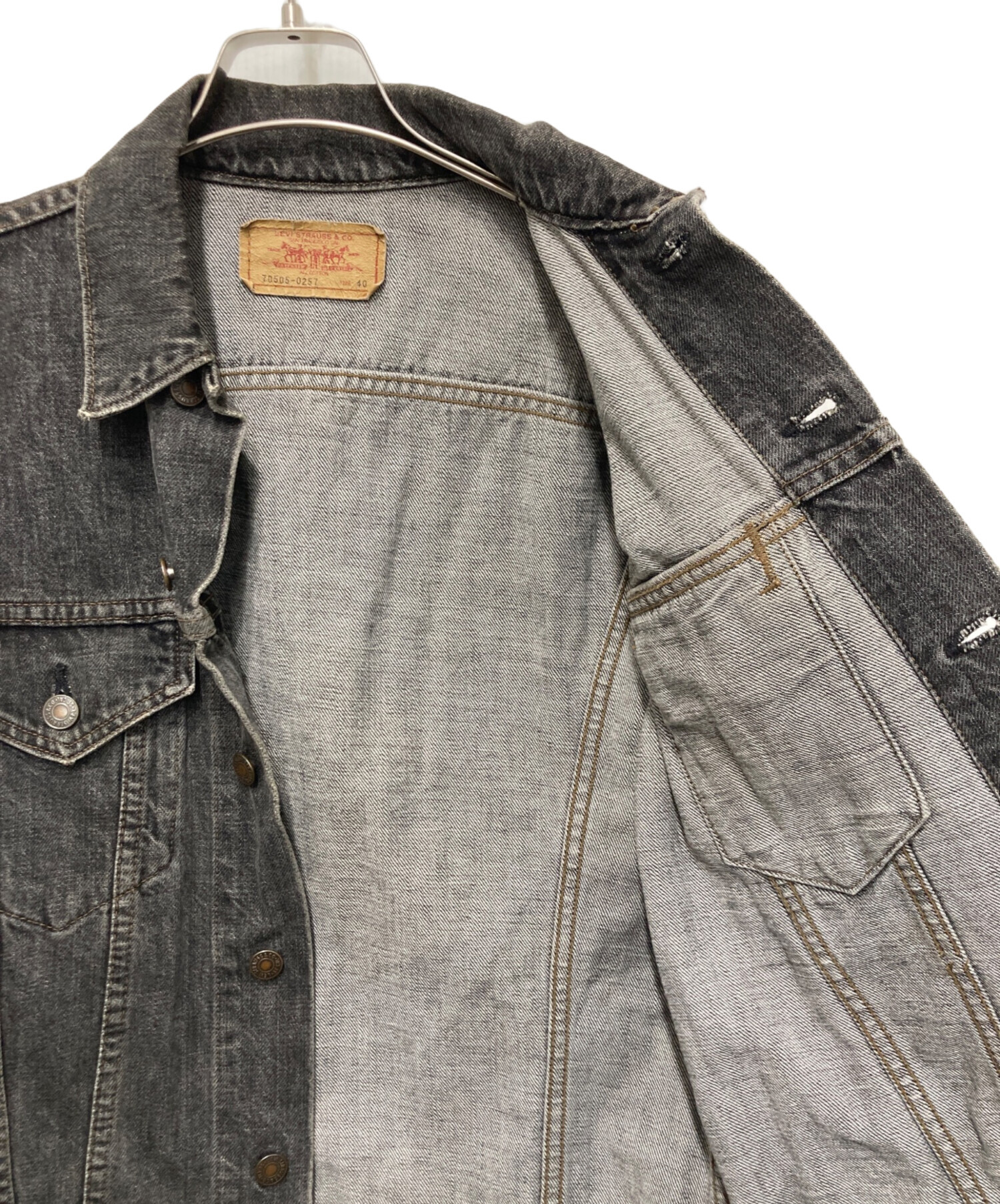 中古・古着通販】LEVI'S (リーバイス) 90's 先染めデニムジャケット