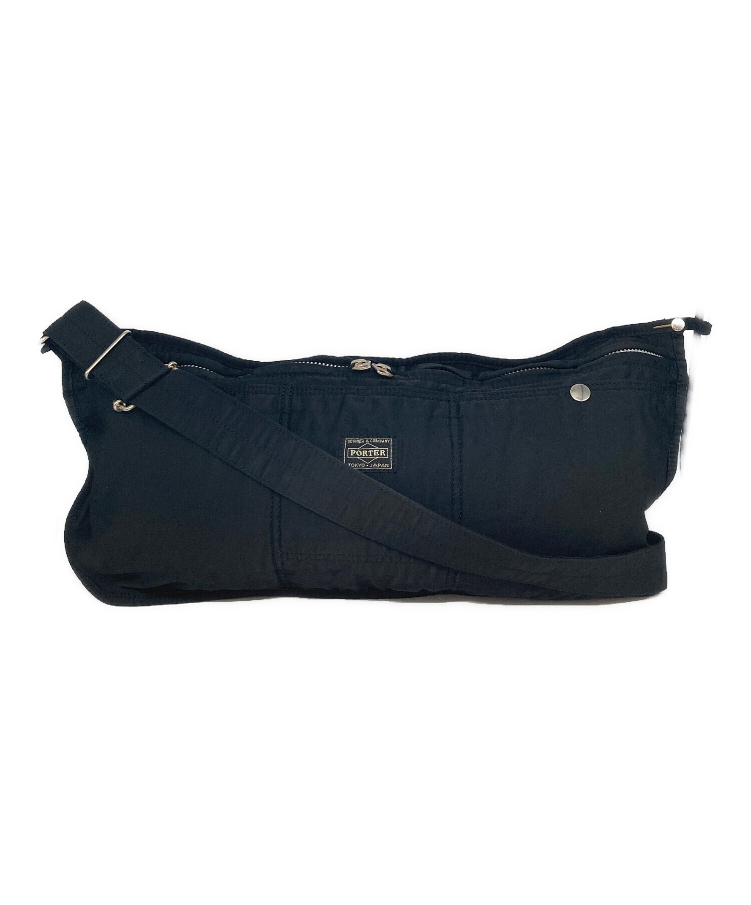 中古・古着通販】PORTER (ポーター) ショルダーバッグ ブラック