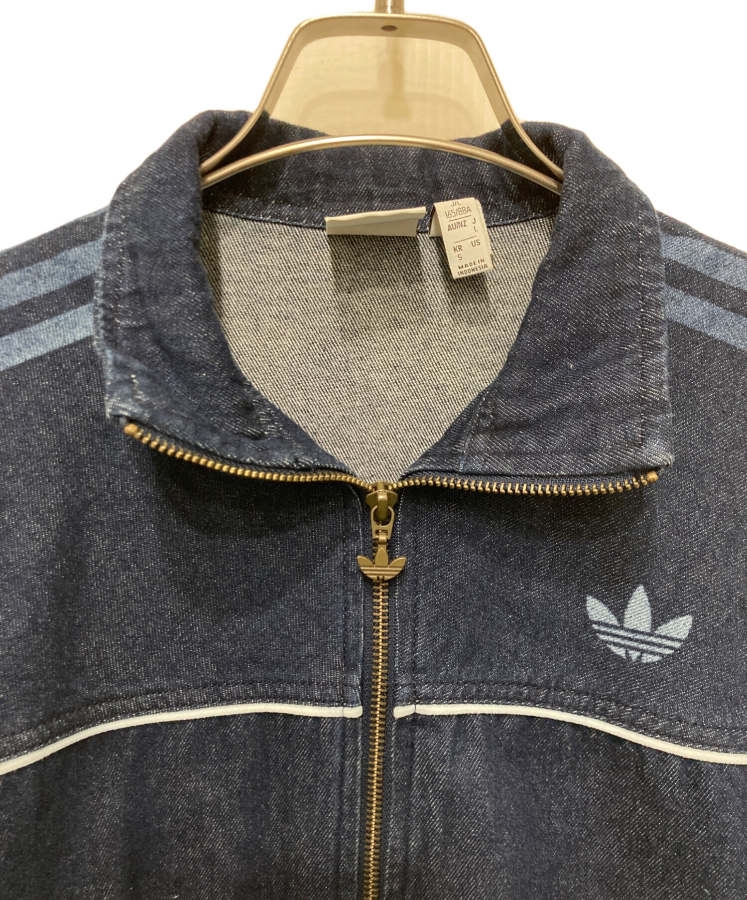 中古・古着通販】adidas (アディダス) DENIM TRACK TOP インディゴ