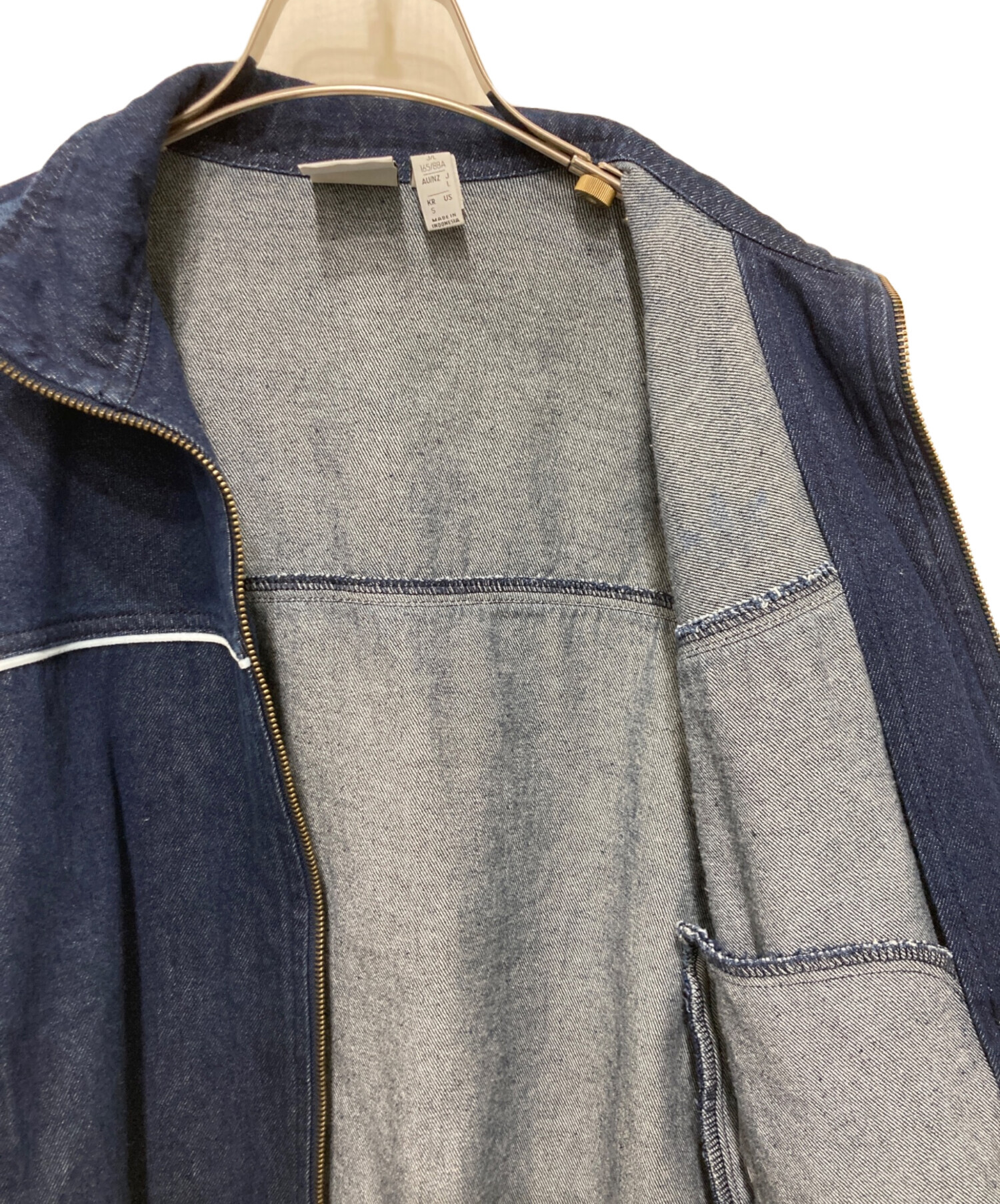 中古・古着通販】adidas (アディダス) DENIM TRACK TOP インディゴ