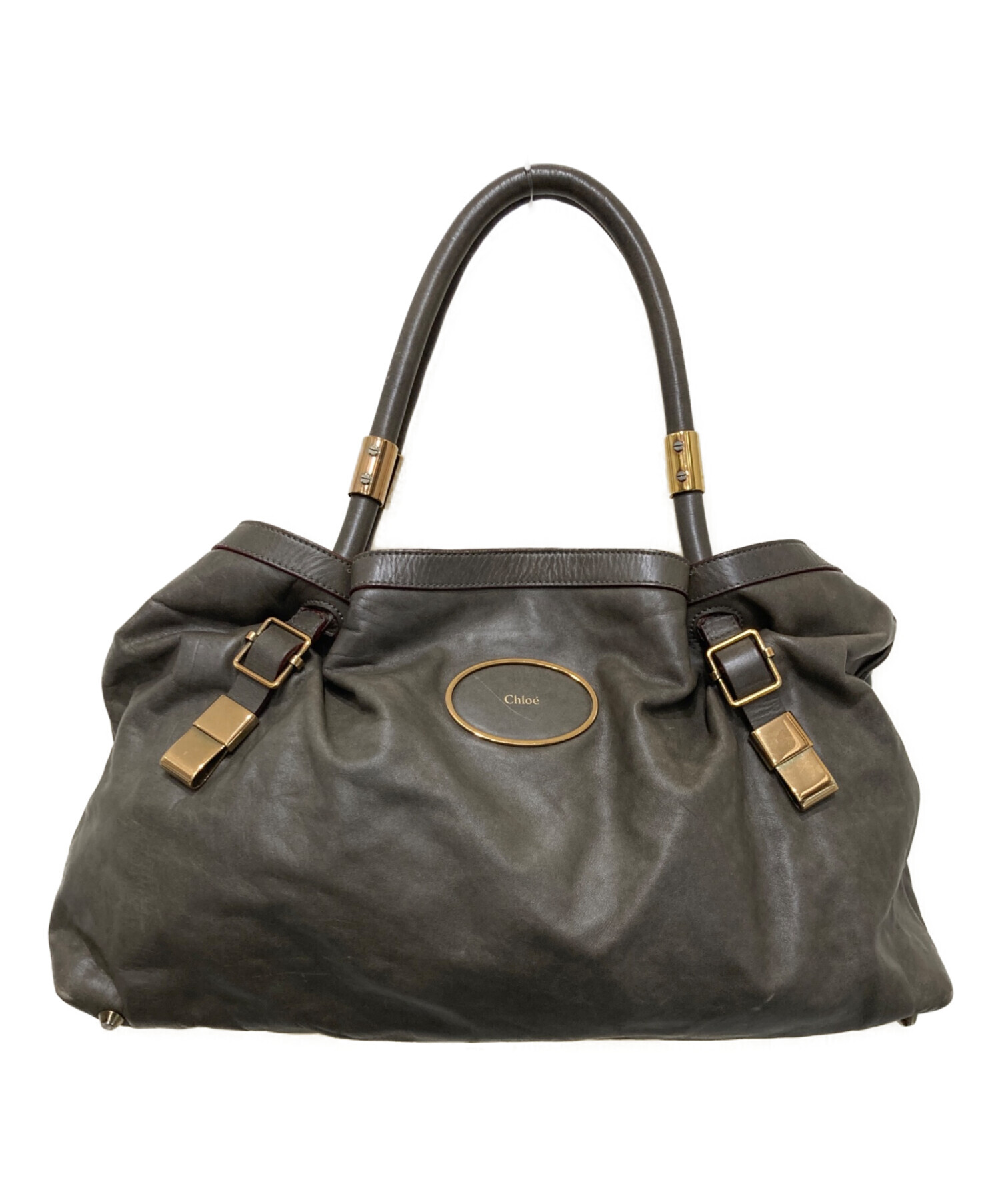 中古・古着通販】Chloe (クロエ) ヴィクトリアハンドバッグ グレー 