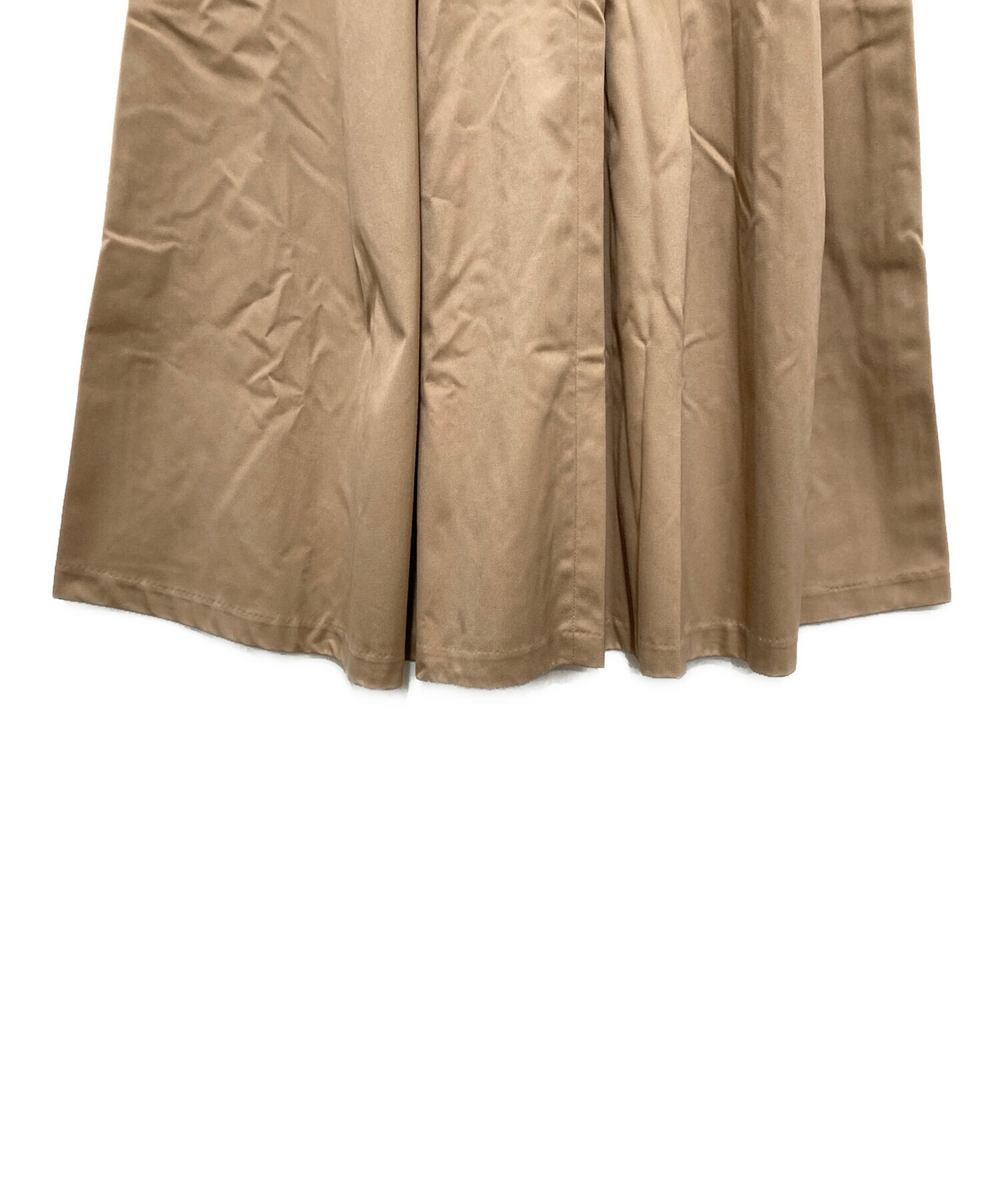 DANTON スカート ベージュ 中古・古着通販】DANTON (ダントン) WEST POINTロングスカート