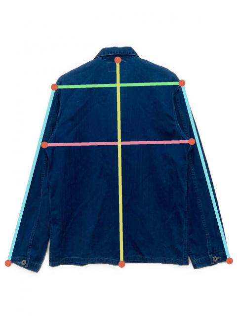 中古・古着通販】RRL (ダブルアールエル) インディゴ ヘリンボーン