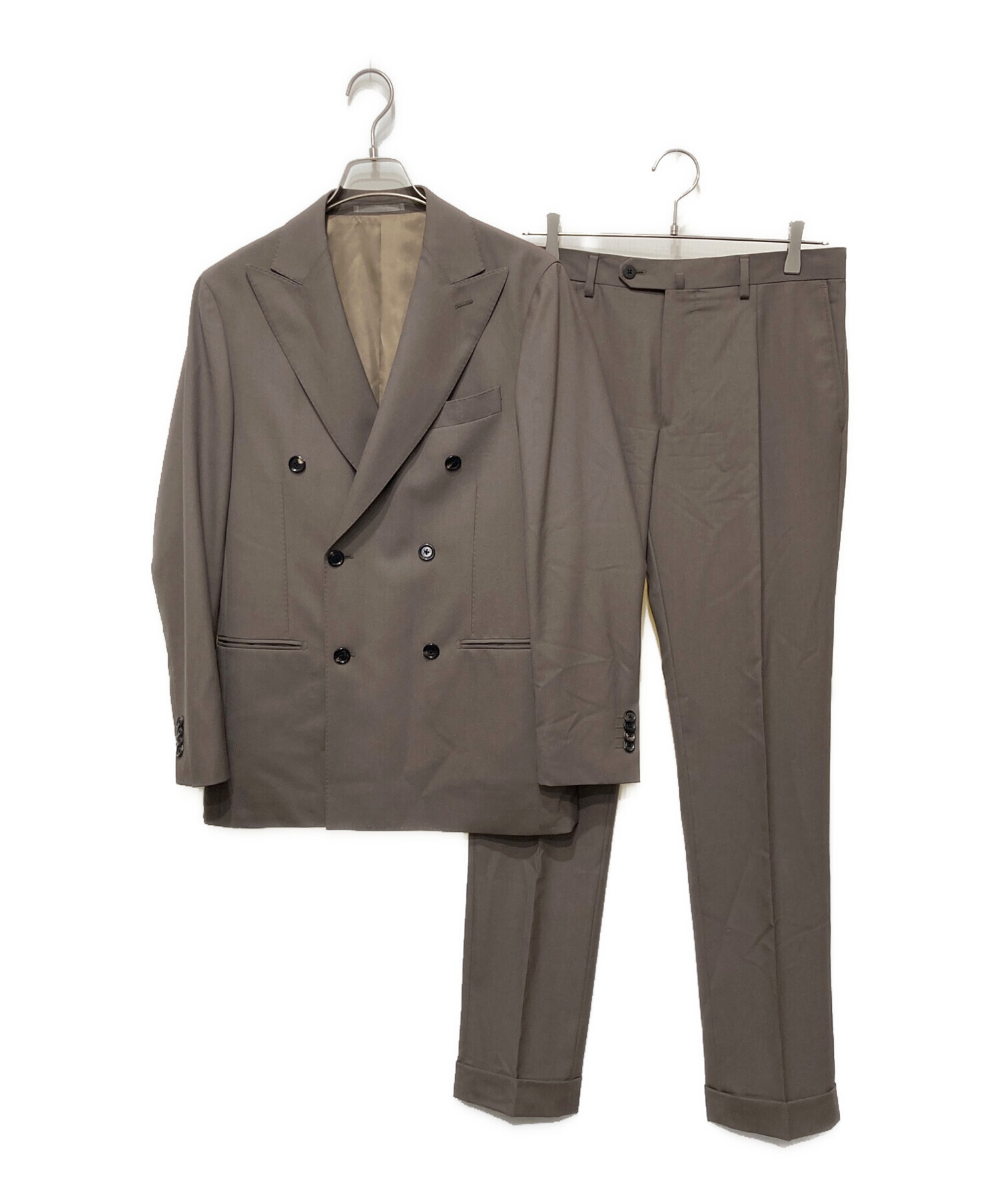 オンリー　プレミオ　スーツ　46 ONLY PREMIO SUITS 上下グレー 中古・古着通販】ONLY PREMIO (オンリープレミオ) セットアップスーツ
