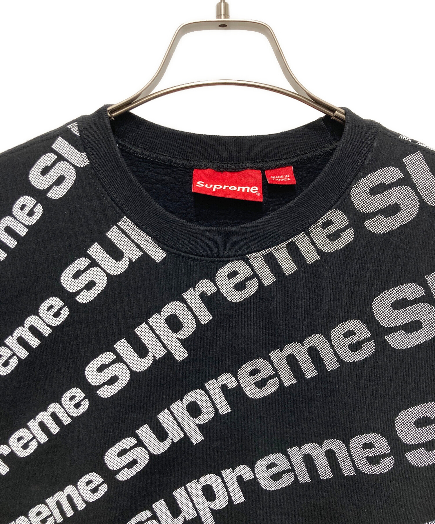 中古・古着通販】Supreme (シュプリーム) Radial Crewneck ブラック 