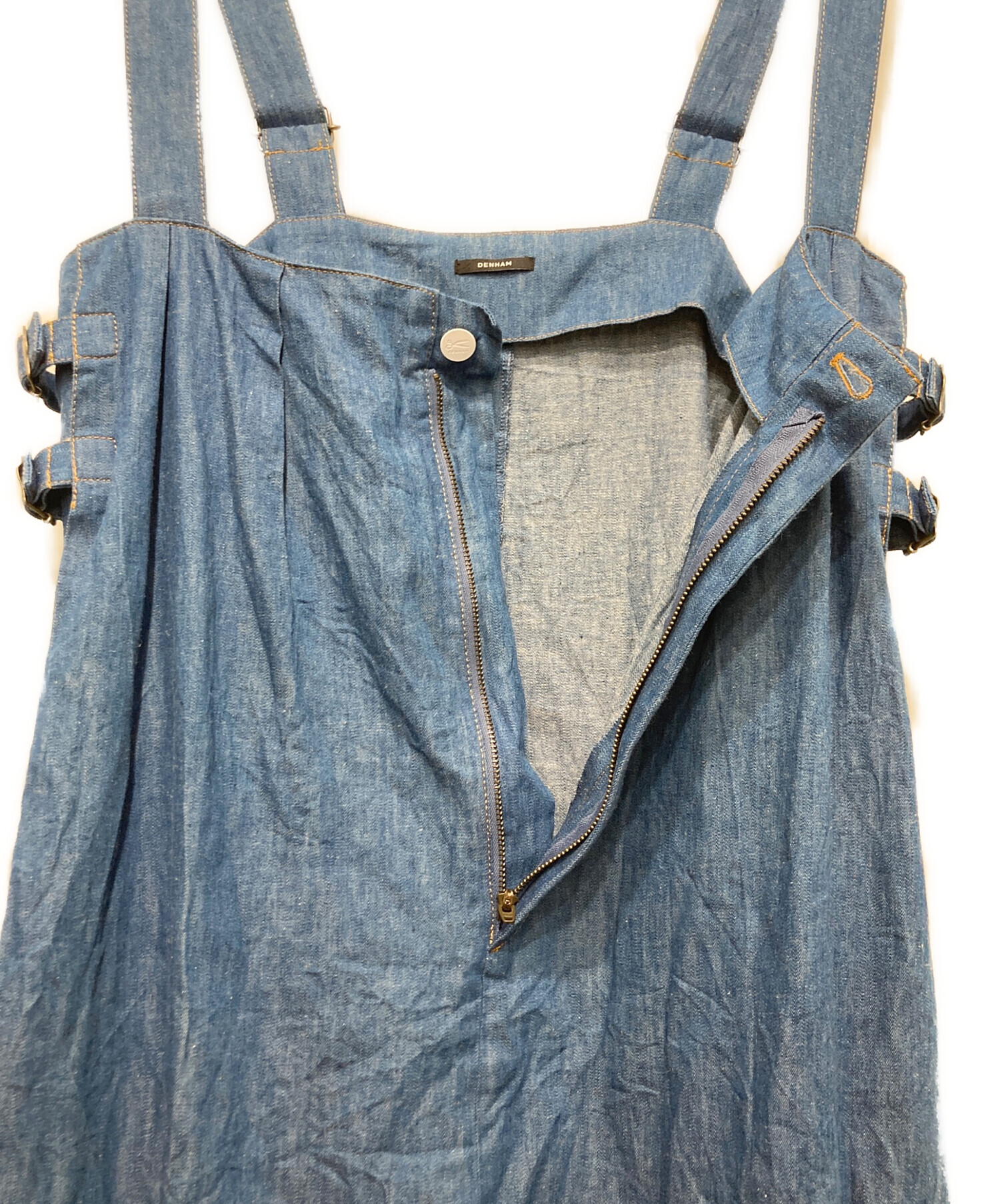DENHAM デンハム　デニムオーバーオール　サロペットパンツ　ジーンズ　希少 中古・古着通販】Denham (デンハム) デニムサロペット インディゴ