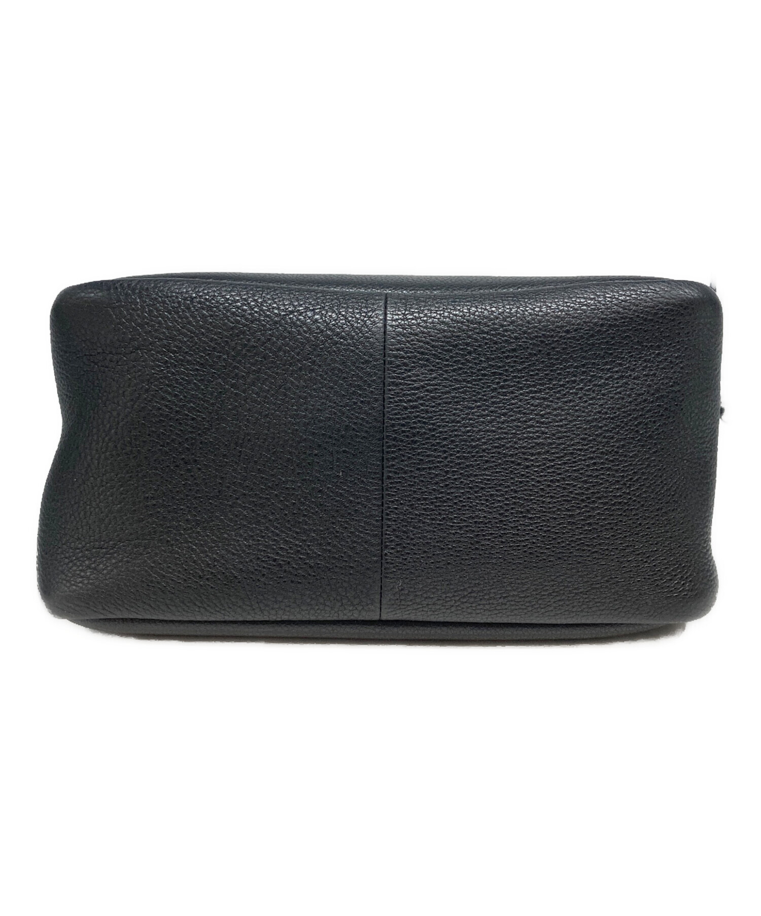 中古・古着通販】PRADA (プラダ) ブラックレザーミニトートバッグ